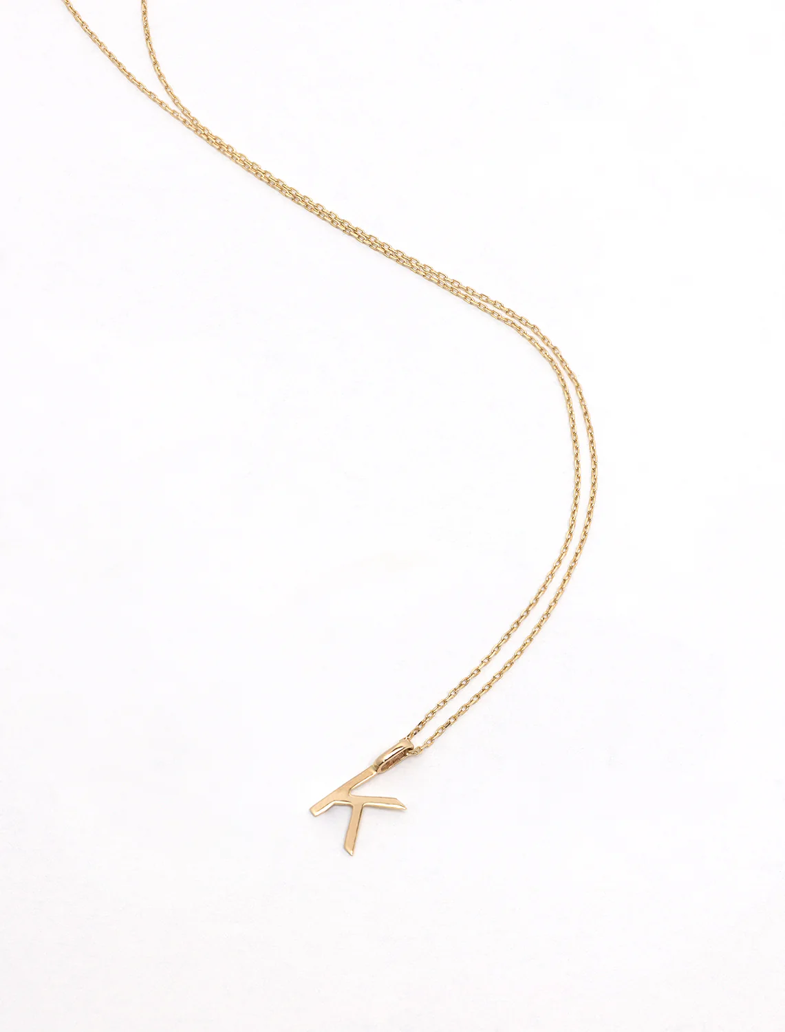 14k initial charm - K - Image 2
