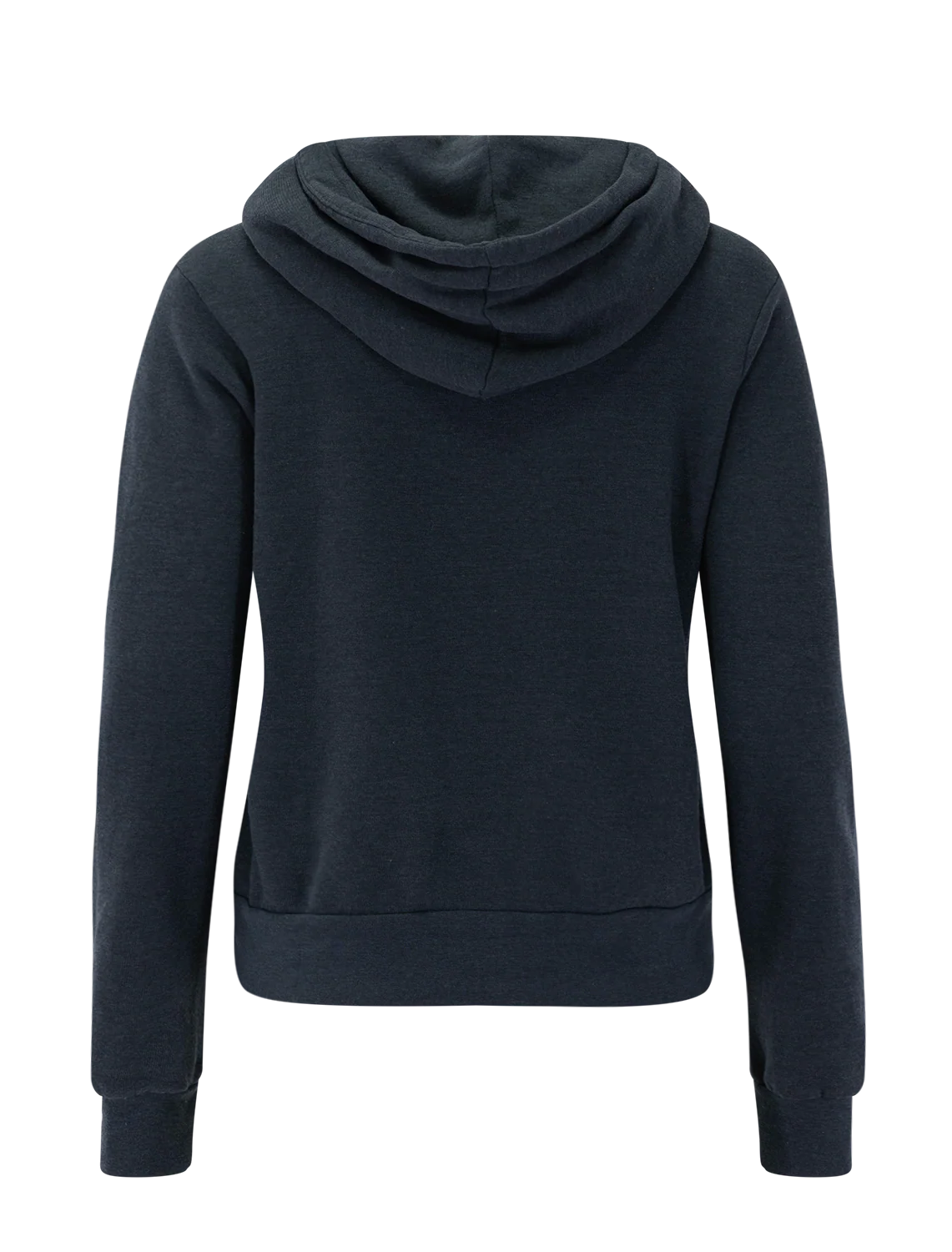 5 stripe zip hoodie in charcoal - Image 3
