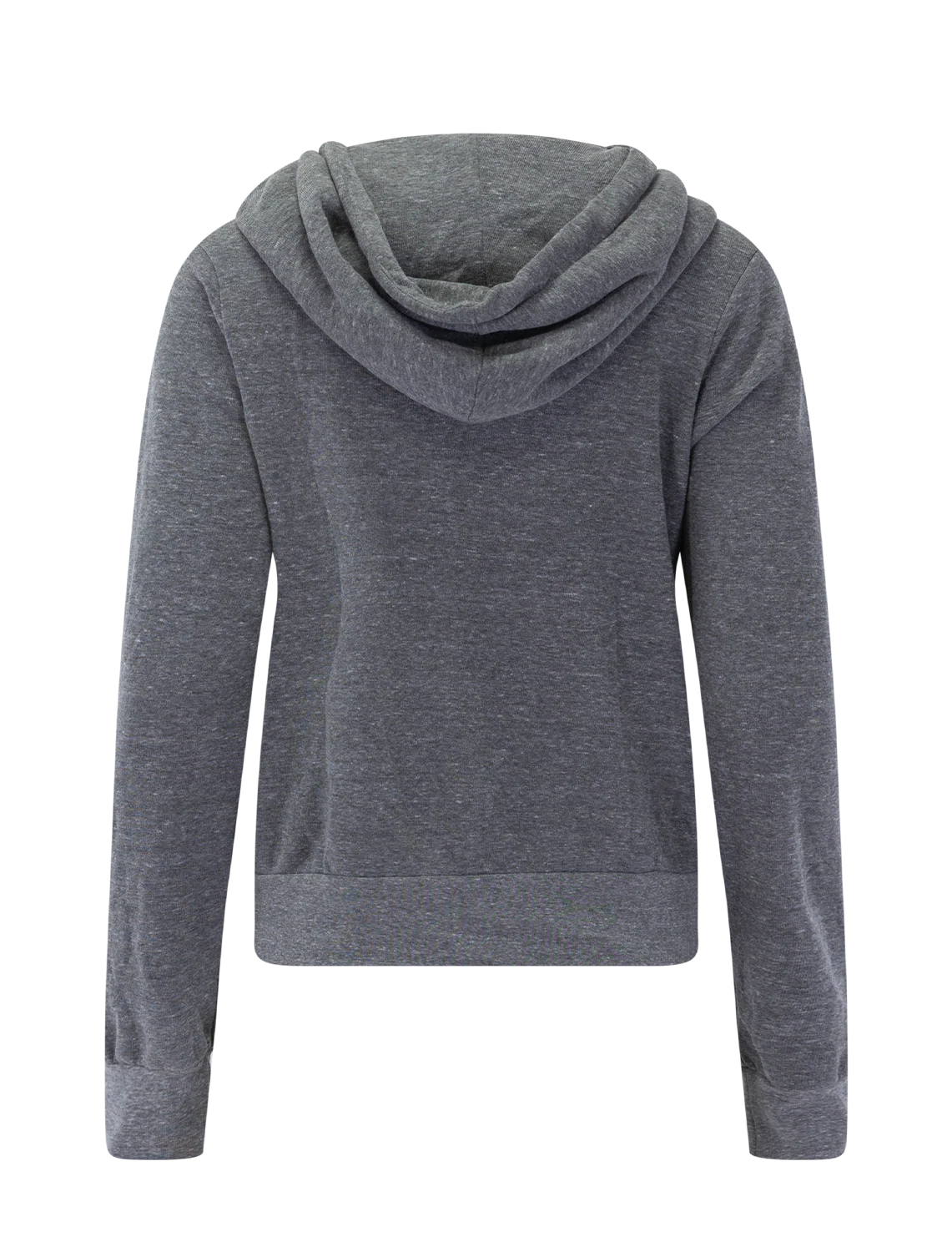 5 stripe zip hoodie in heather grey - Image 3