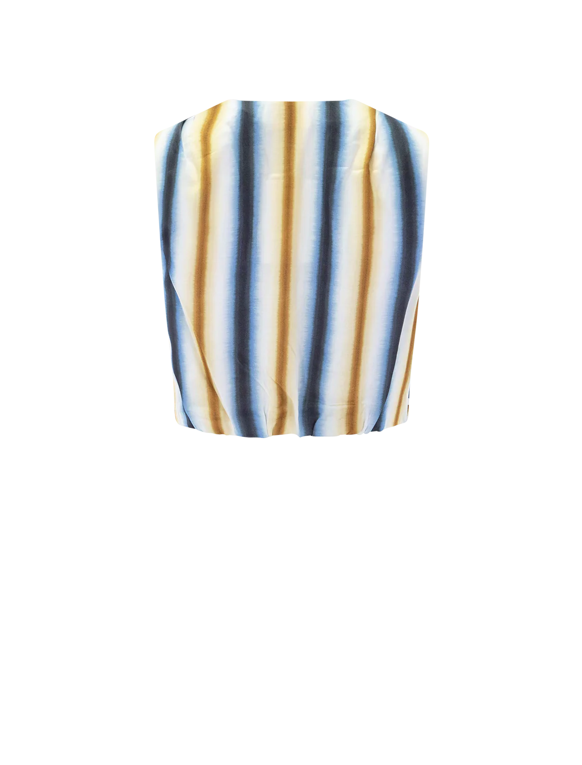 brooklyn top in tahoe blue and chocolate stripe - Image 3