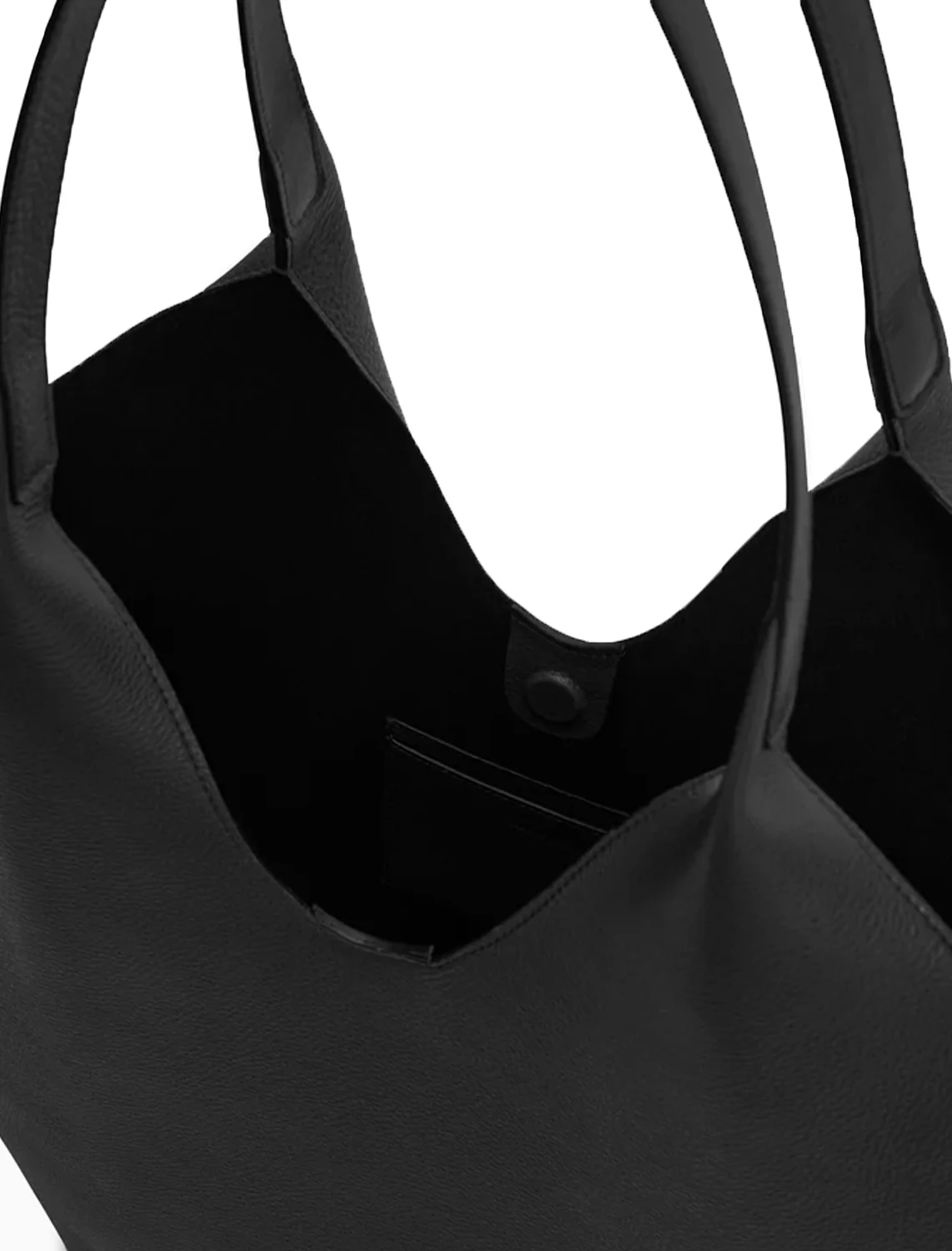 phantom tote in pebblegrain black - Image 4