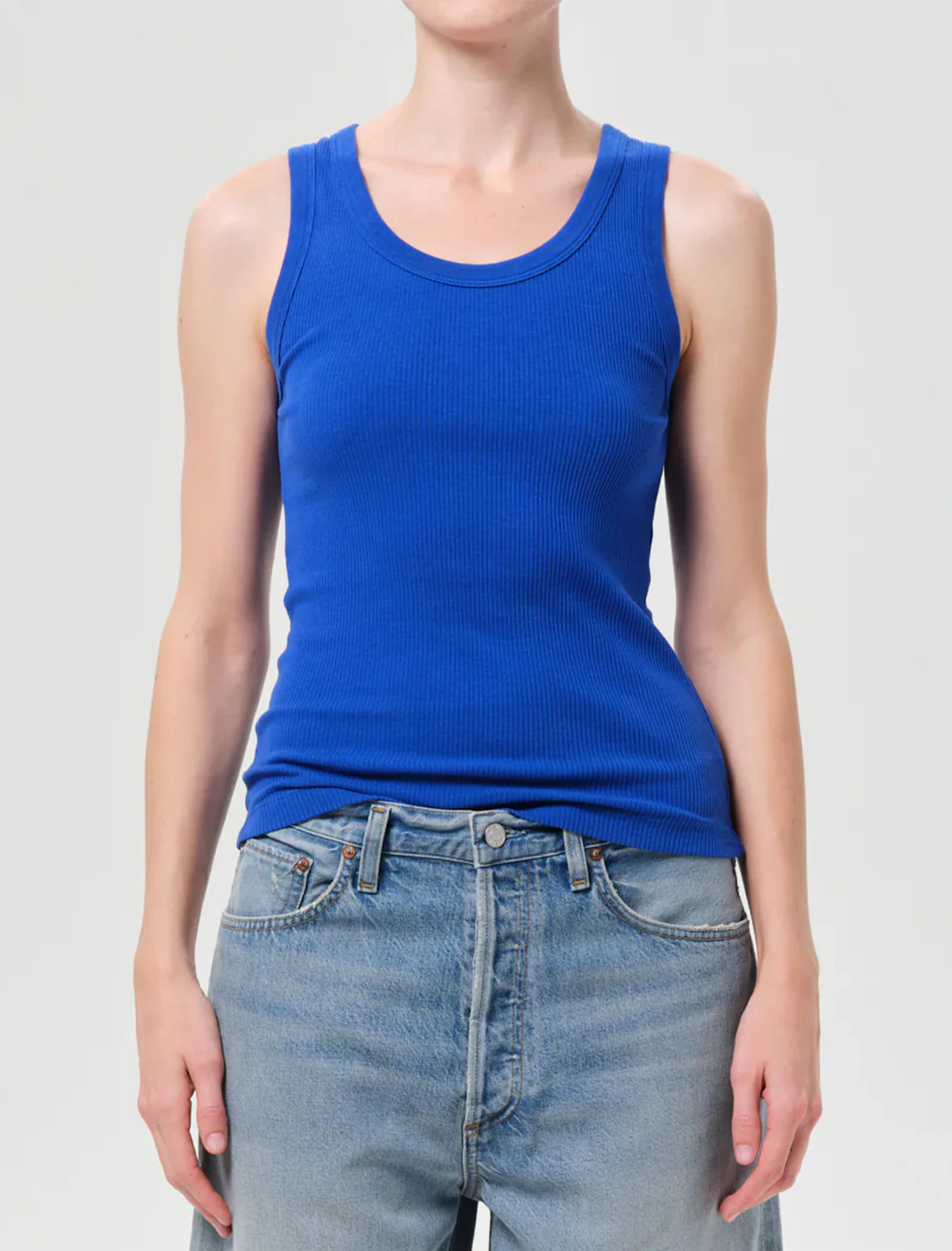poppy tank in cobalt - Image 2