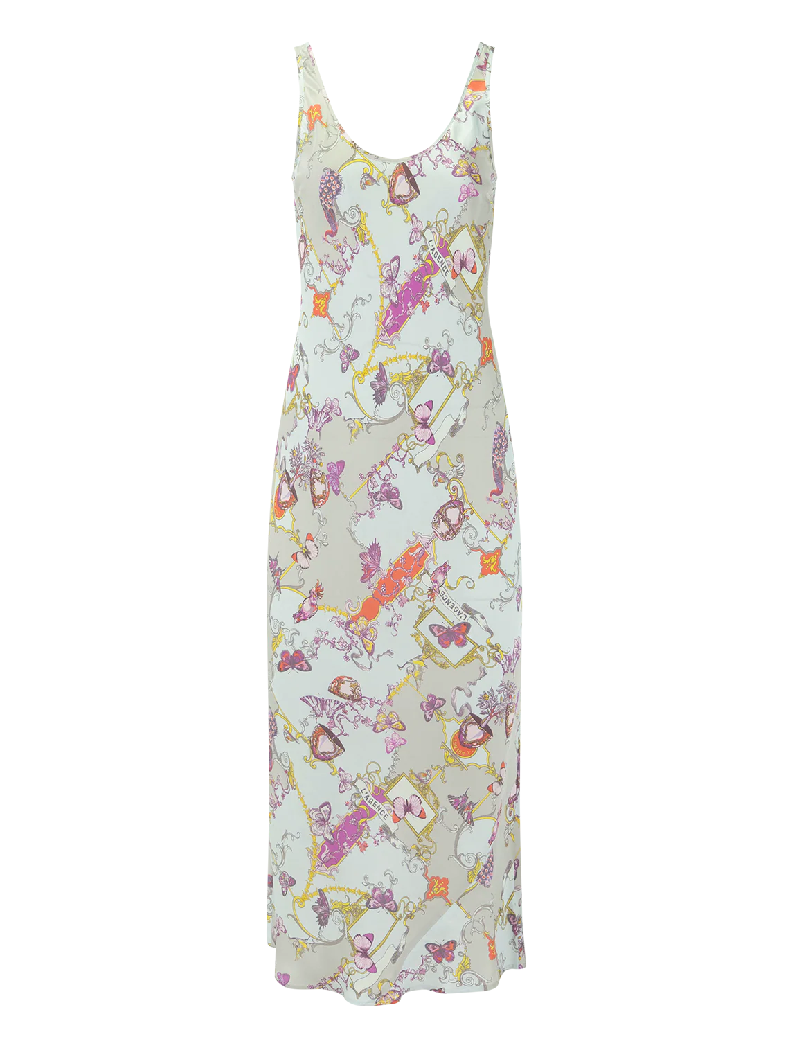 akiya tank dress in baroque toile