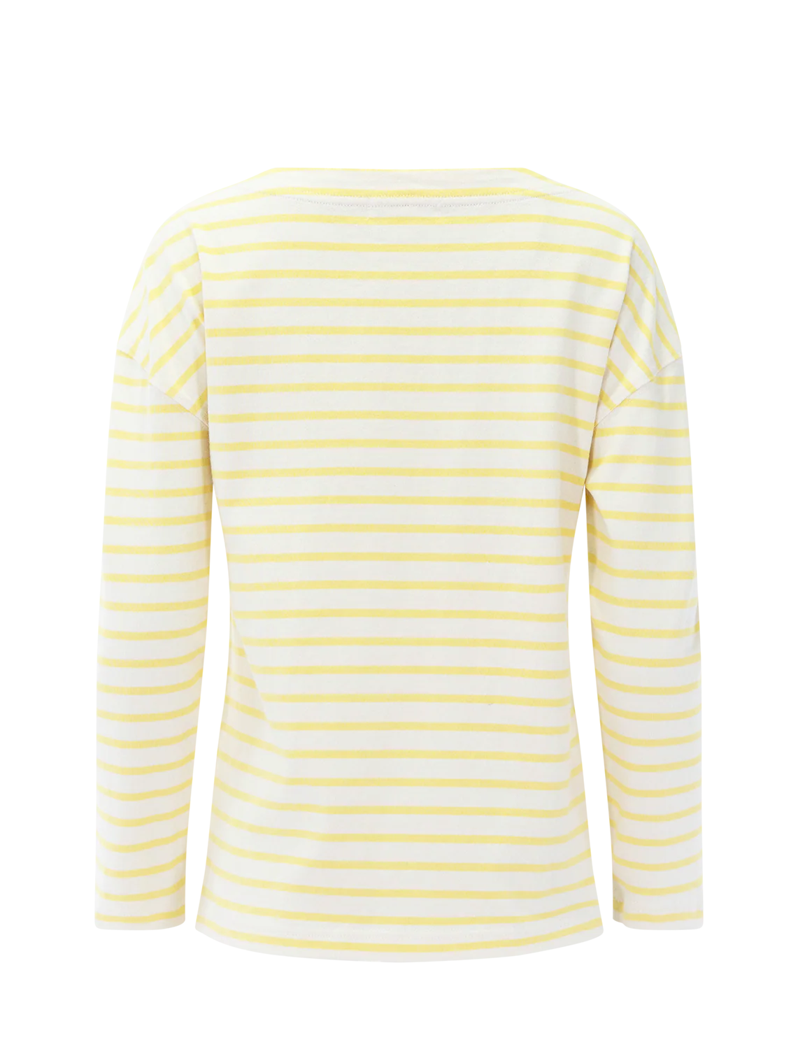 avignon striped tee in natural and yellow - Image 3