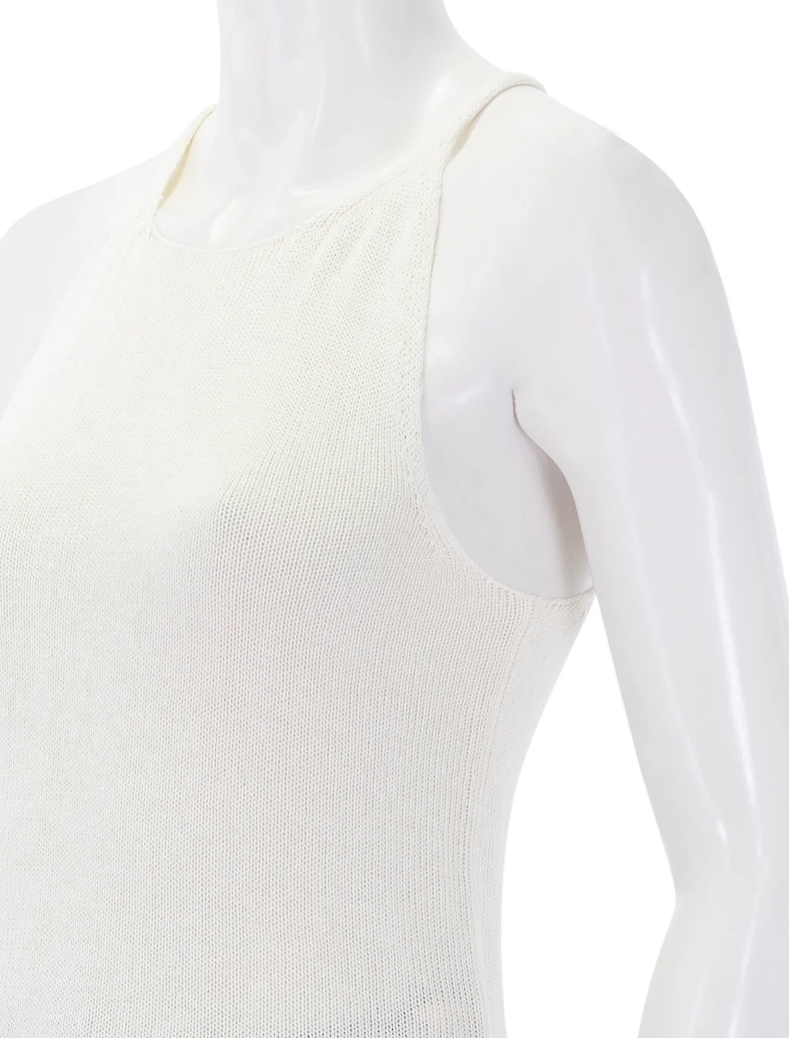 josie tank in pearl linen cotton - Image 3