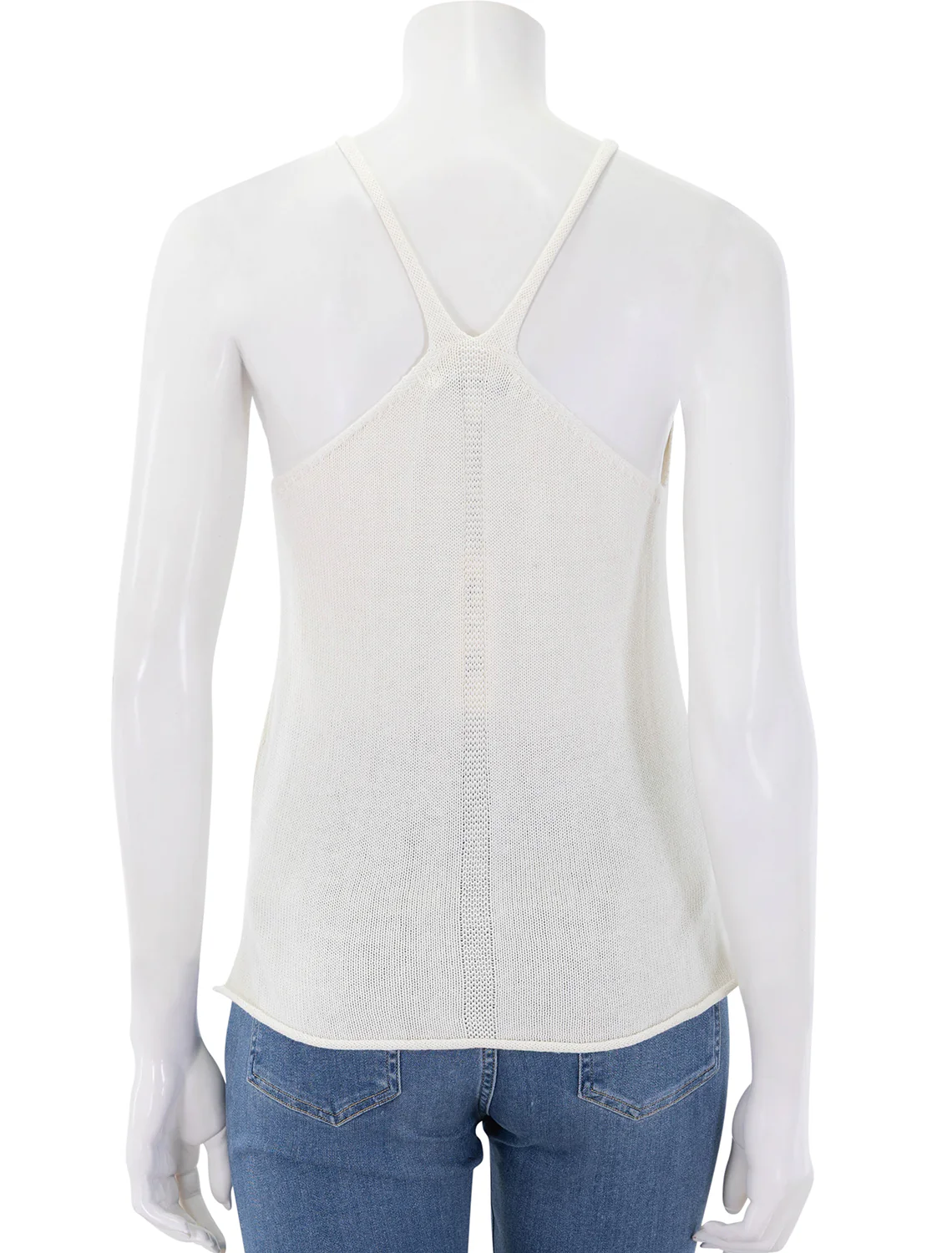 josie tank in pearl linen cotton - Image 5