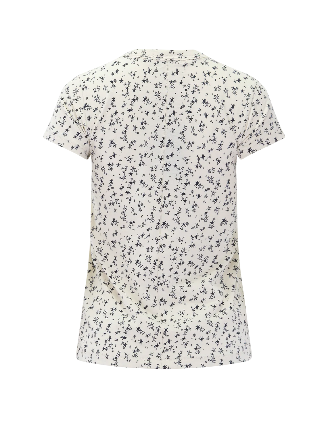 all over stars tee in ivory - Image 2