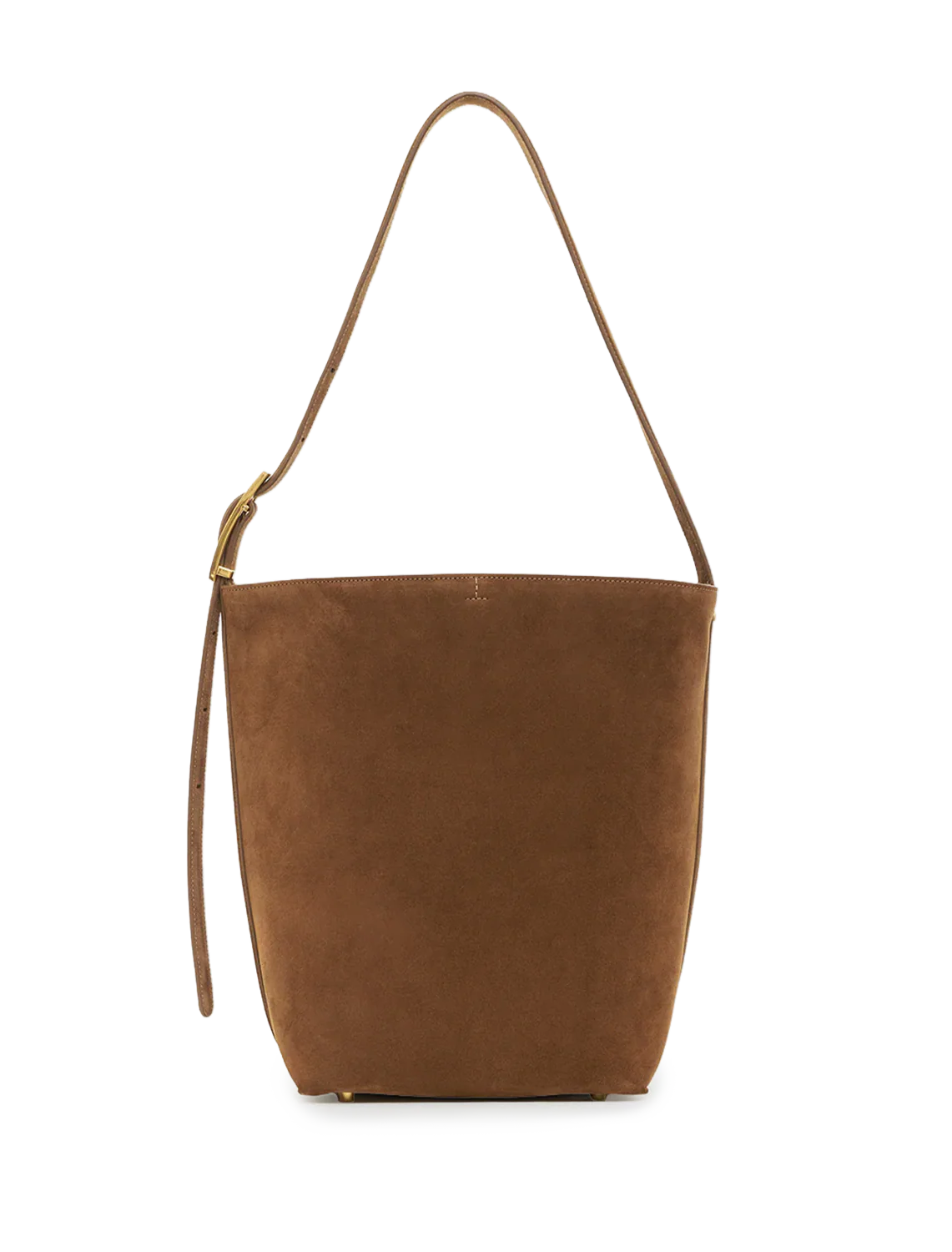 elly bucket bag in tobacco suede - Image 3