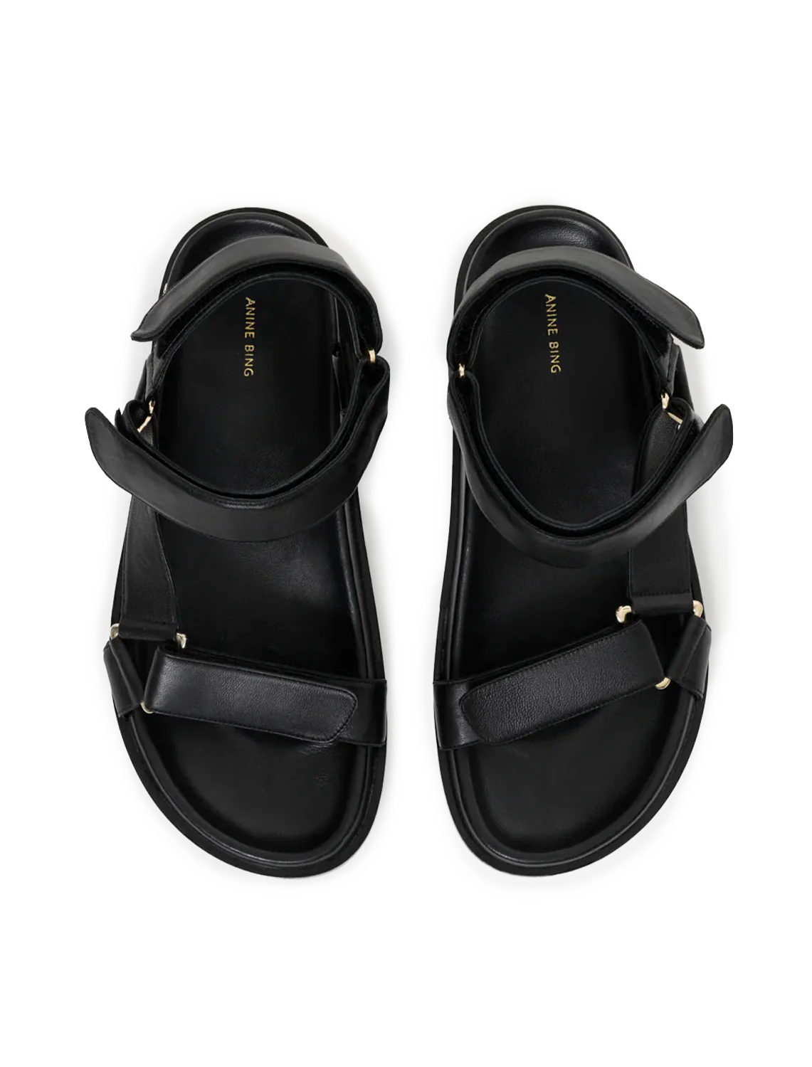 jess sandals in black - Image 4