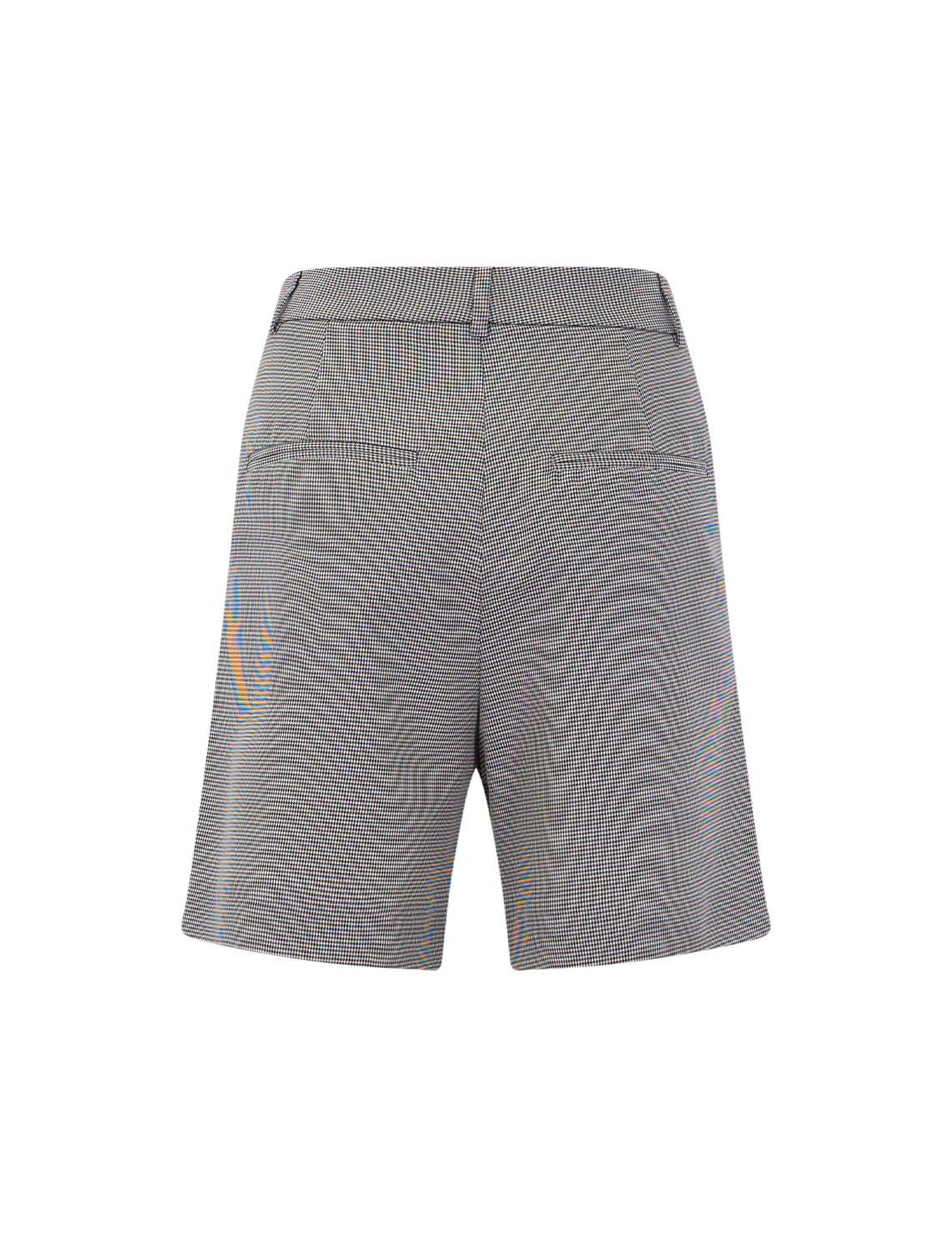 carrie short in back and white mini houndstooth - Image 3