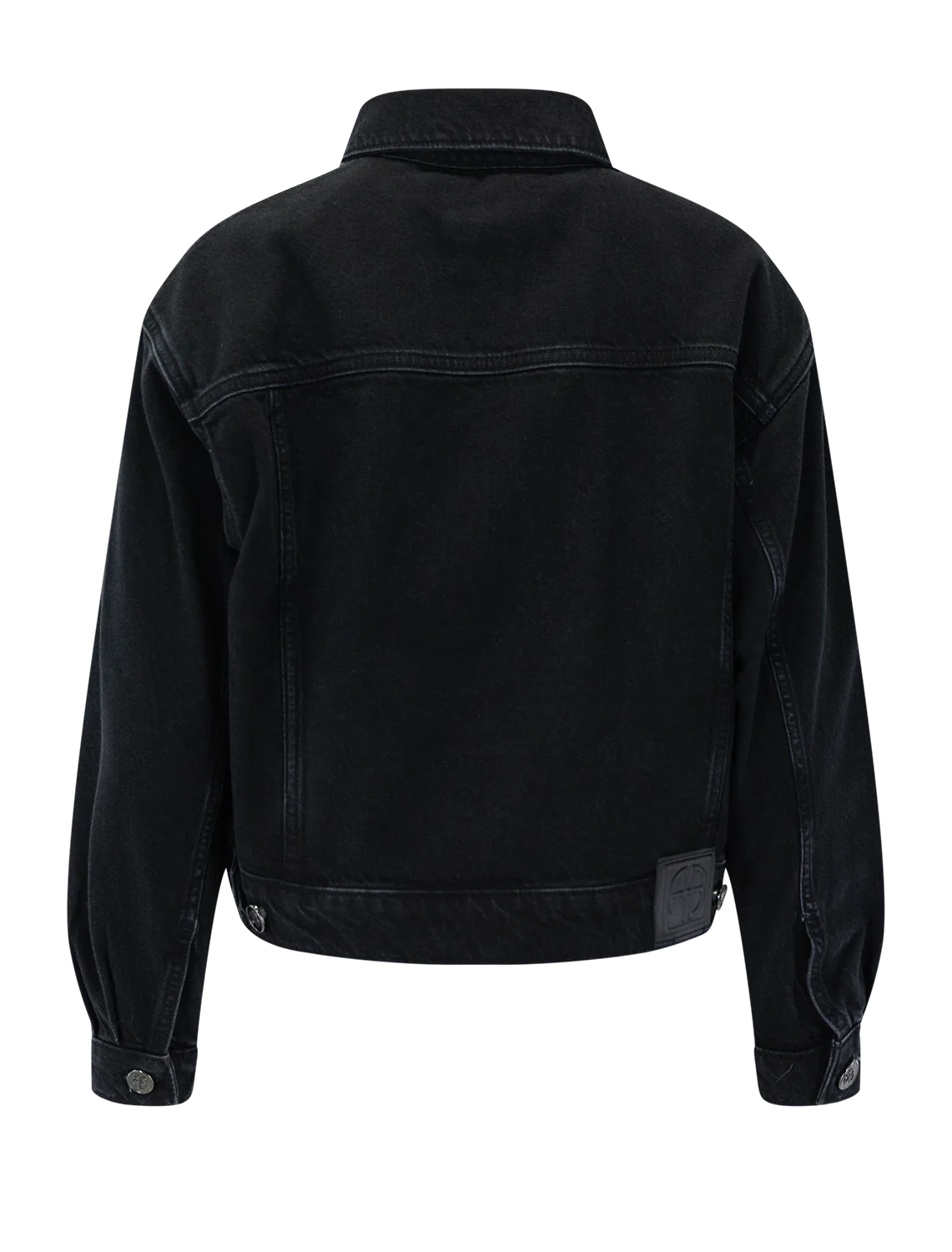 quincy denim jacket in vintage black - Image 3