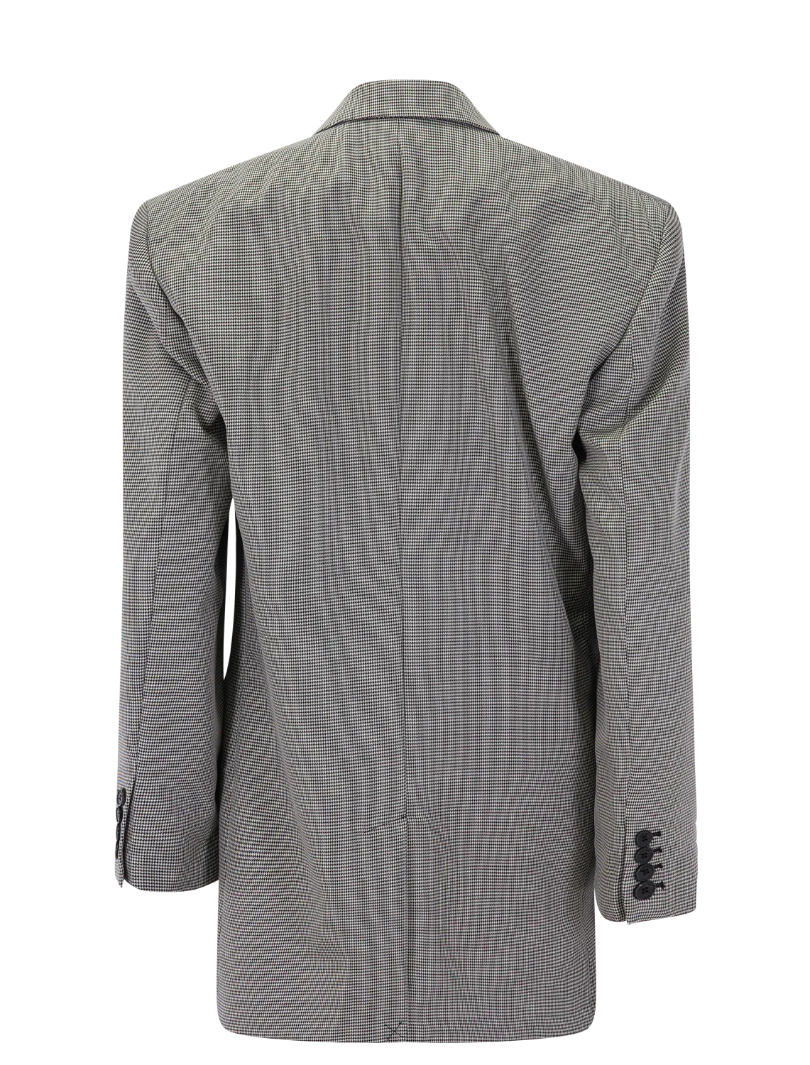 sara blazer in black and white mini houndstooth - Image 3