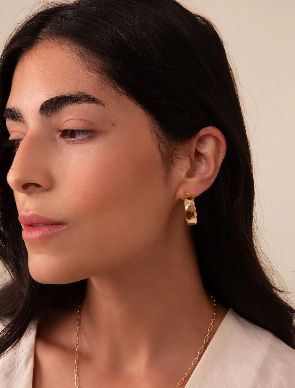 medium wavy hoops - Image 2