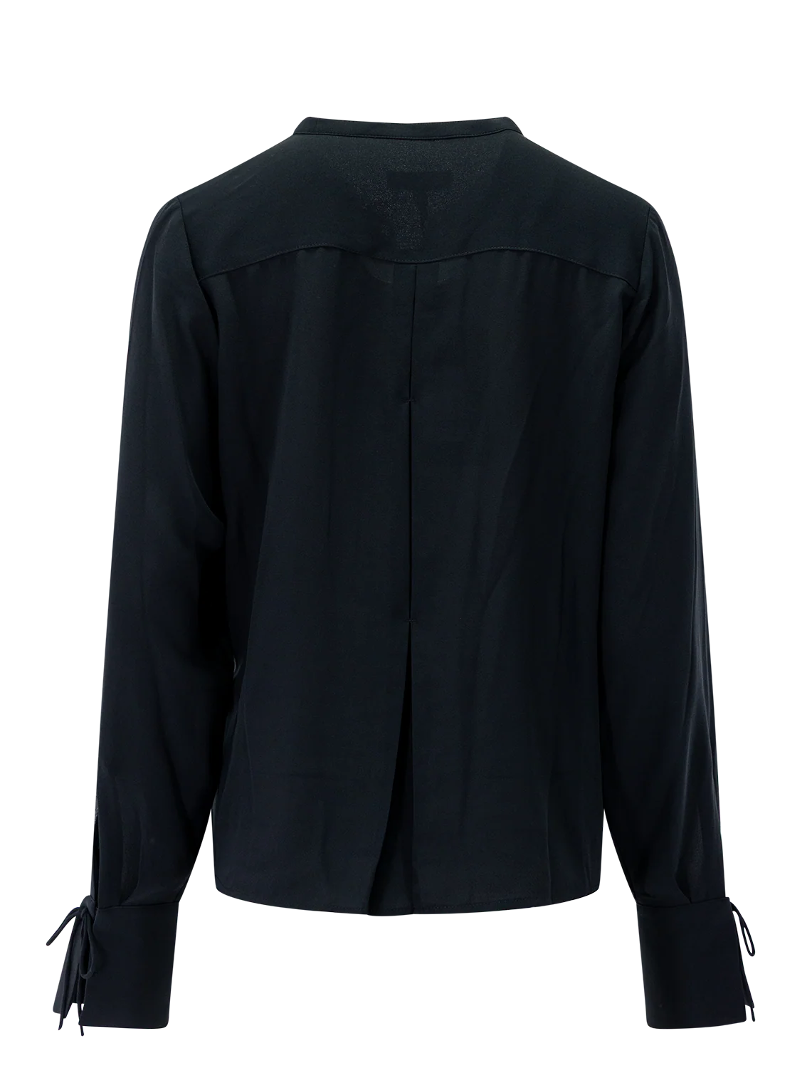 arden pleated blouse in black - Image 3