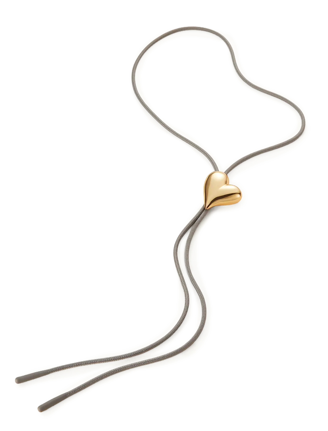 art heart bolo tie necklace