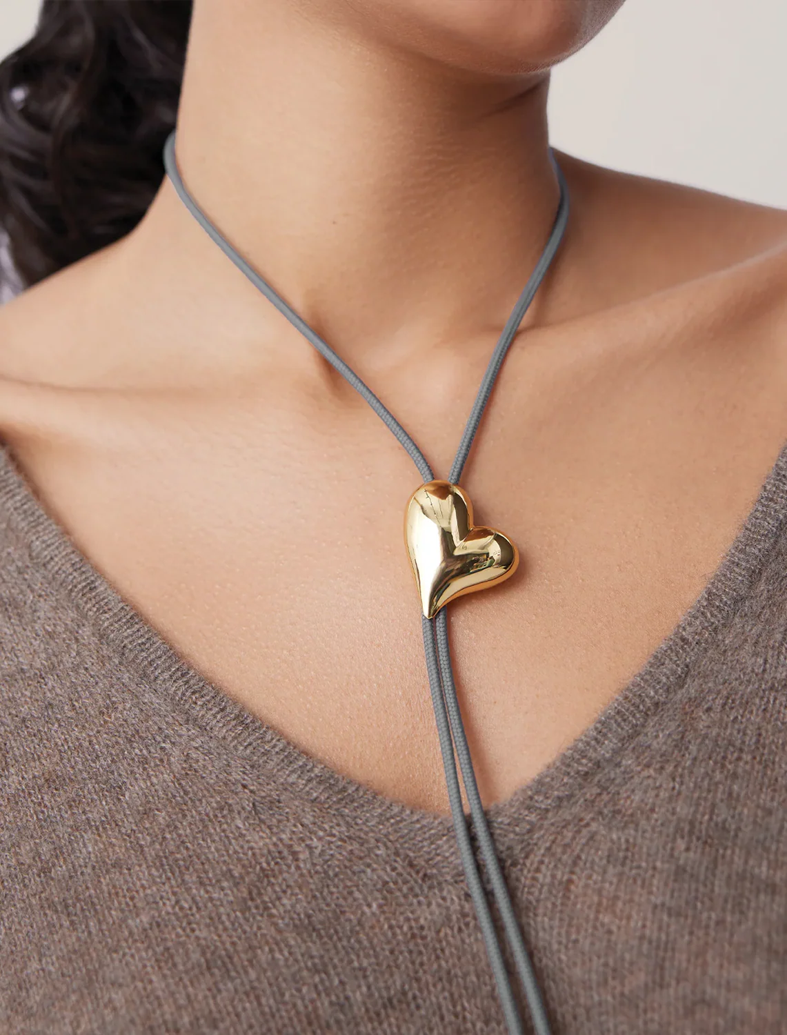 art heart bolo tie necklace - Image 2