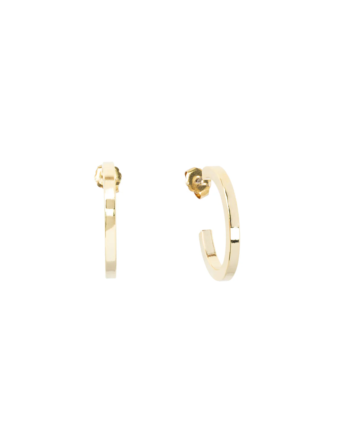 mini sienna hoop in gold