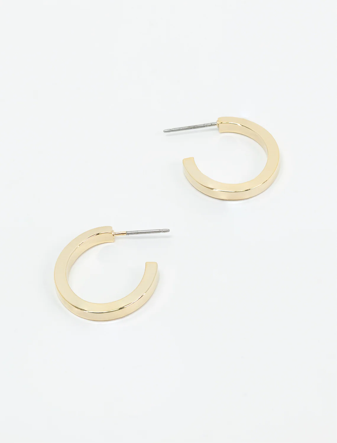 mini sienna hoop in gold - Image 2