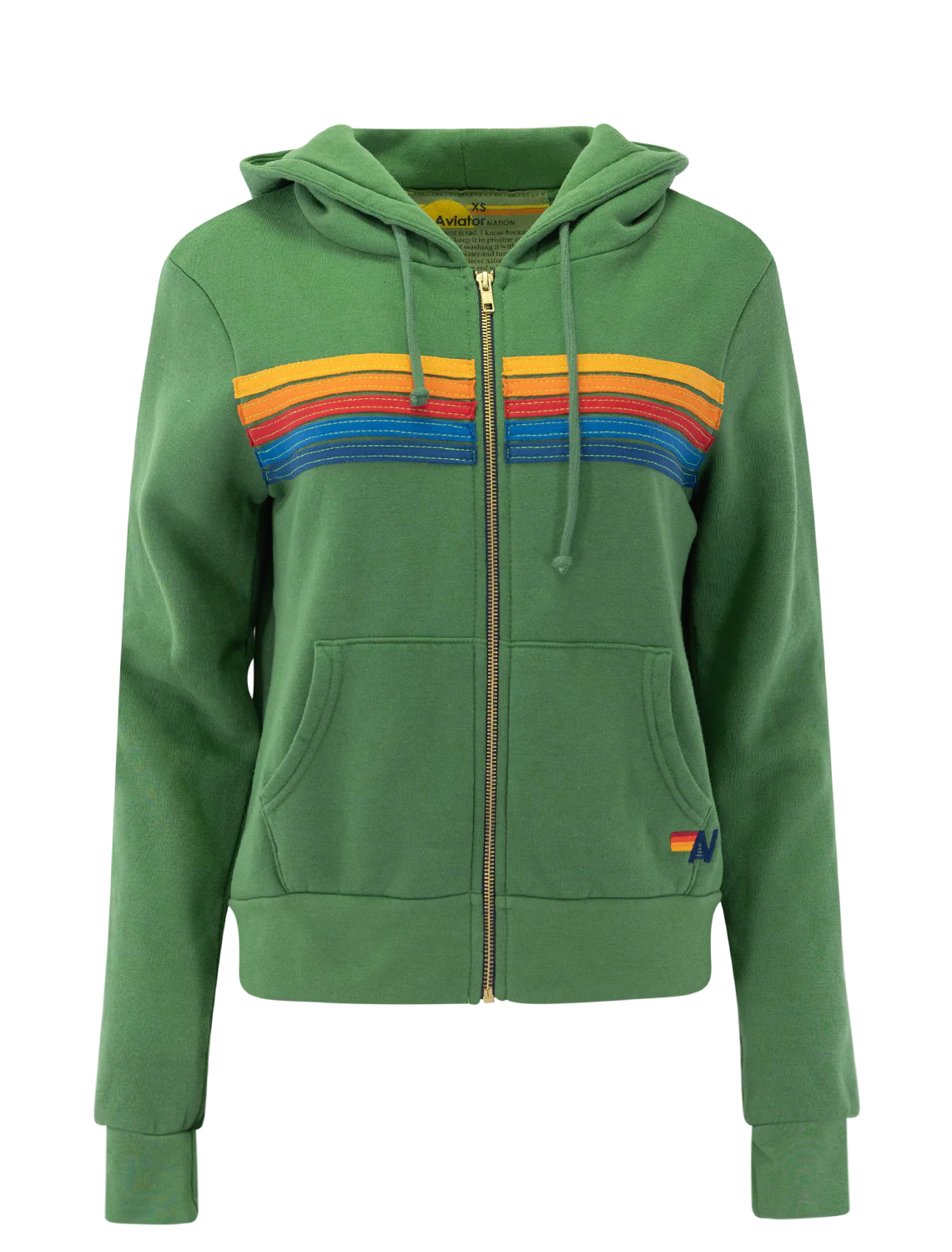 5 stripe hoodie in palm