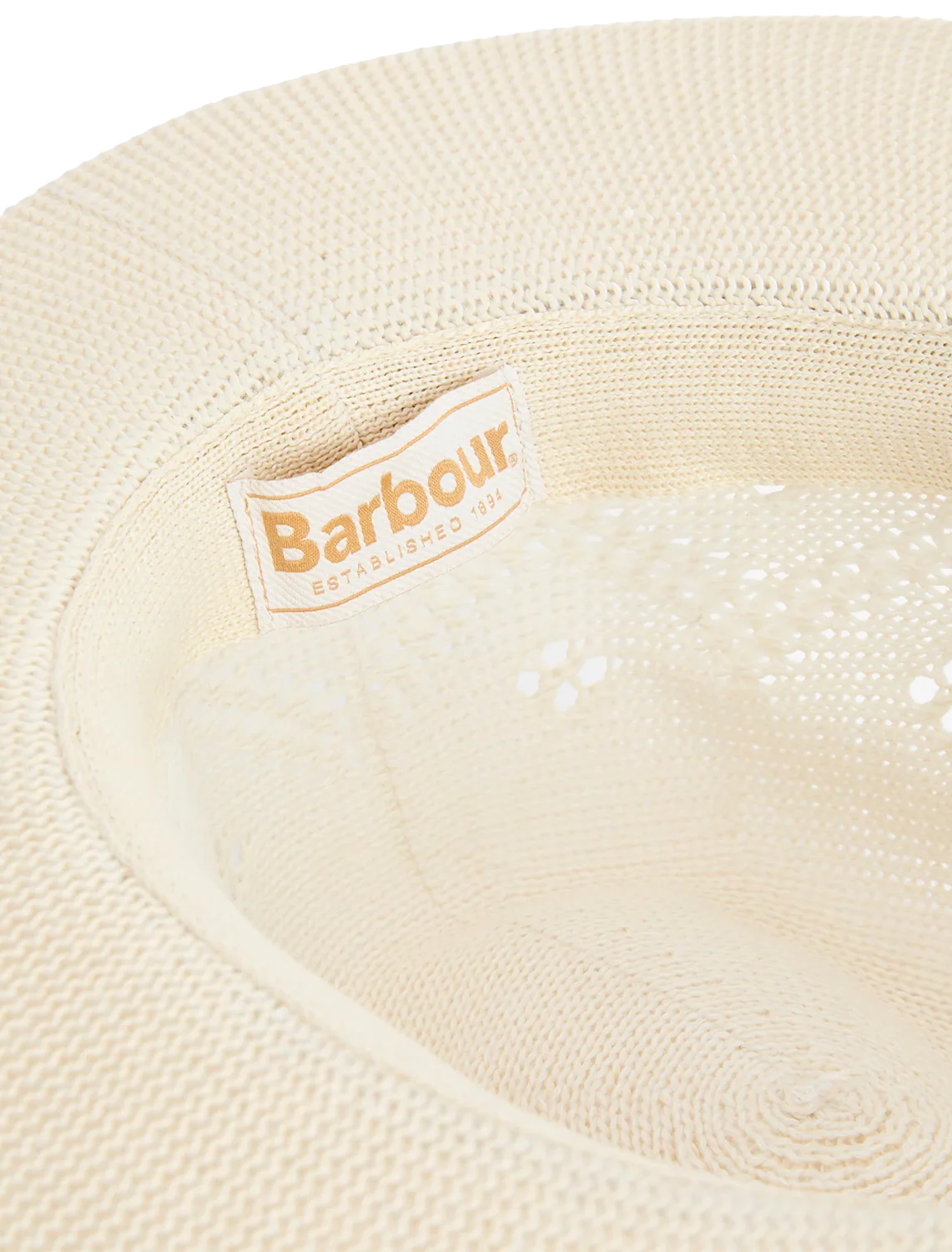 flowerdale trilby summer hat in cream - Image 3
