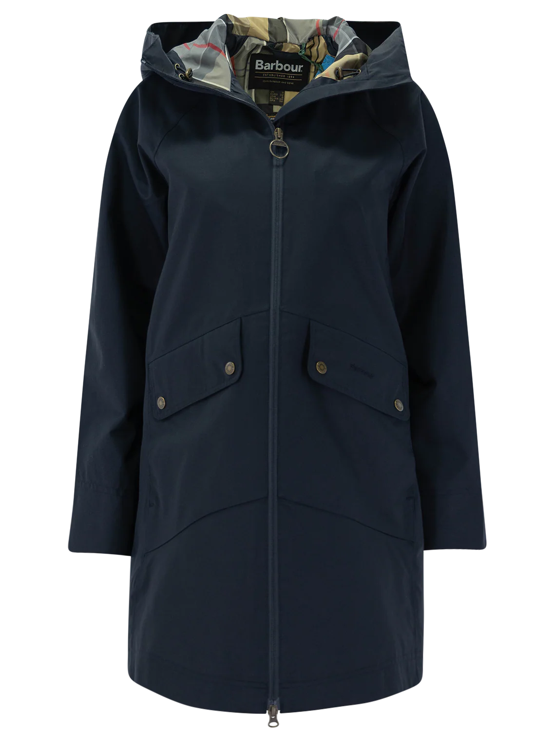 heron waterproof jacket in navy