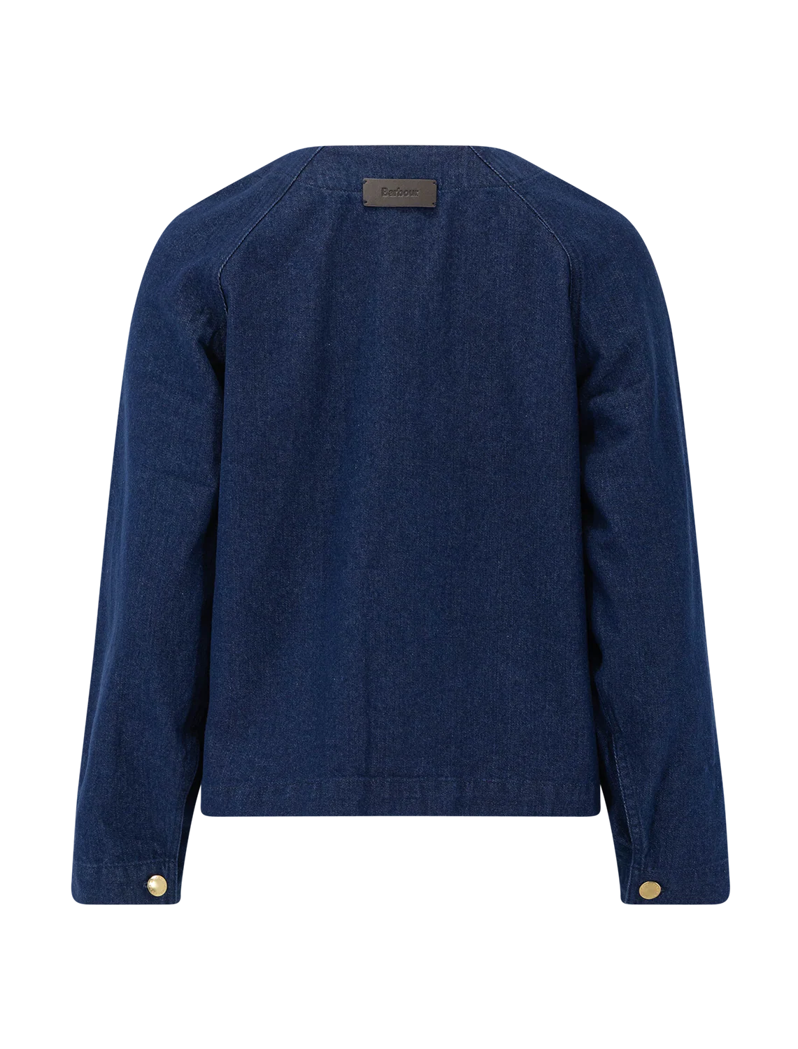 saima denim zip up overshirt - Image 3
