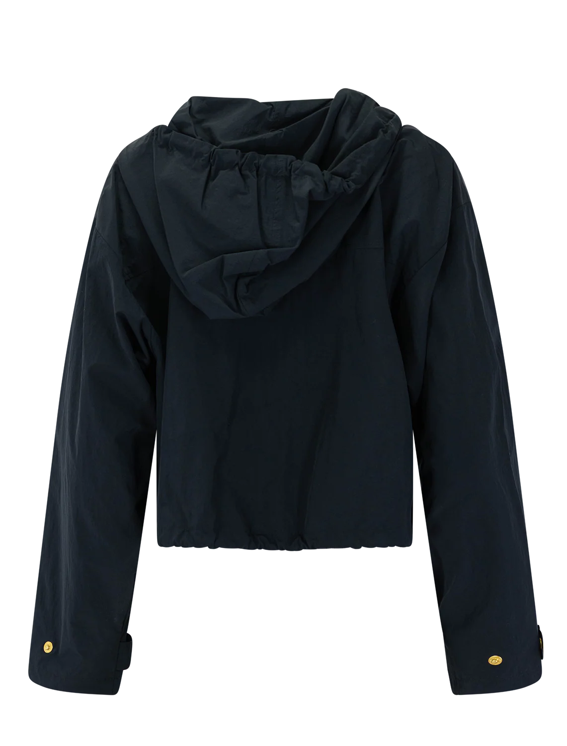 bronwyn crop windbreaker in black - Image 3