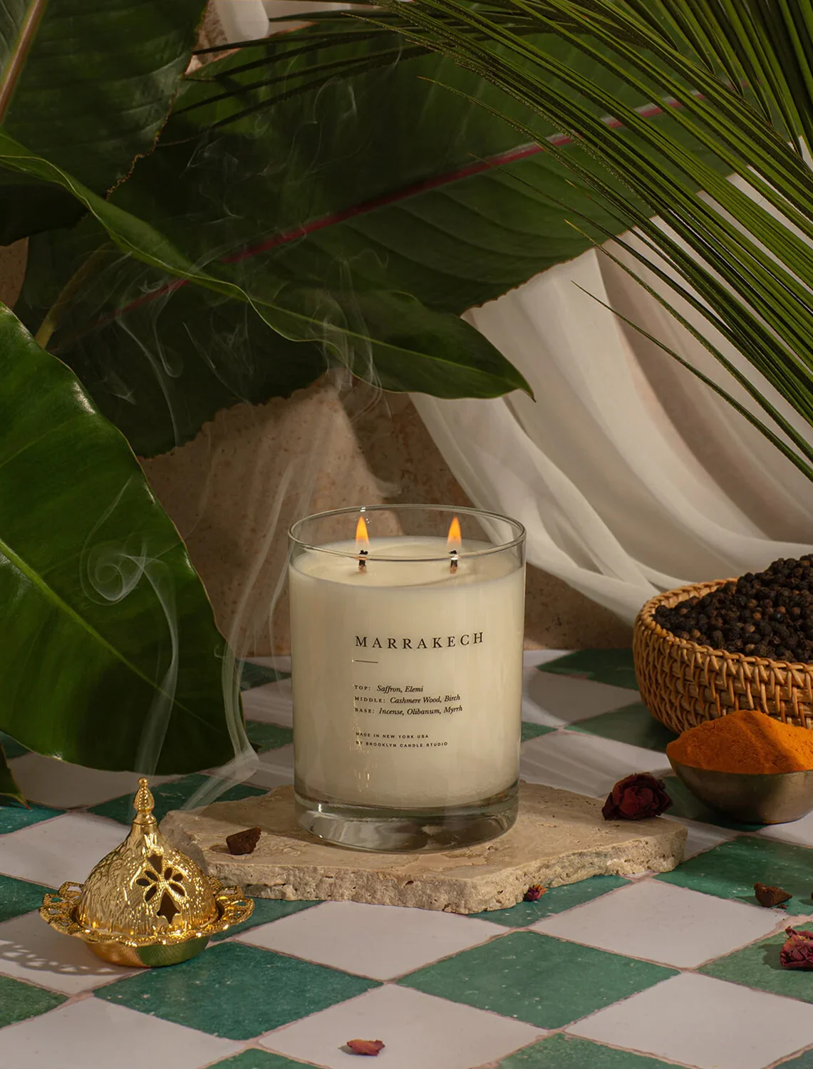 Marrakech classic 2 wick candle - Image 2