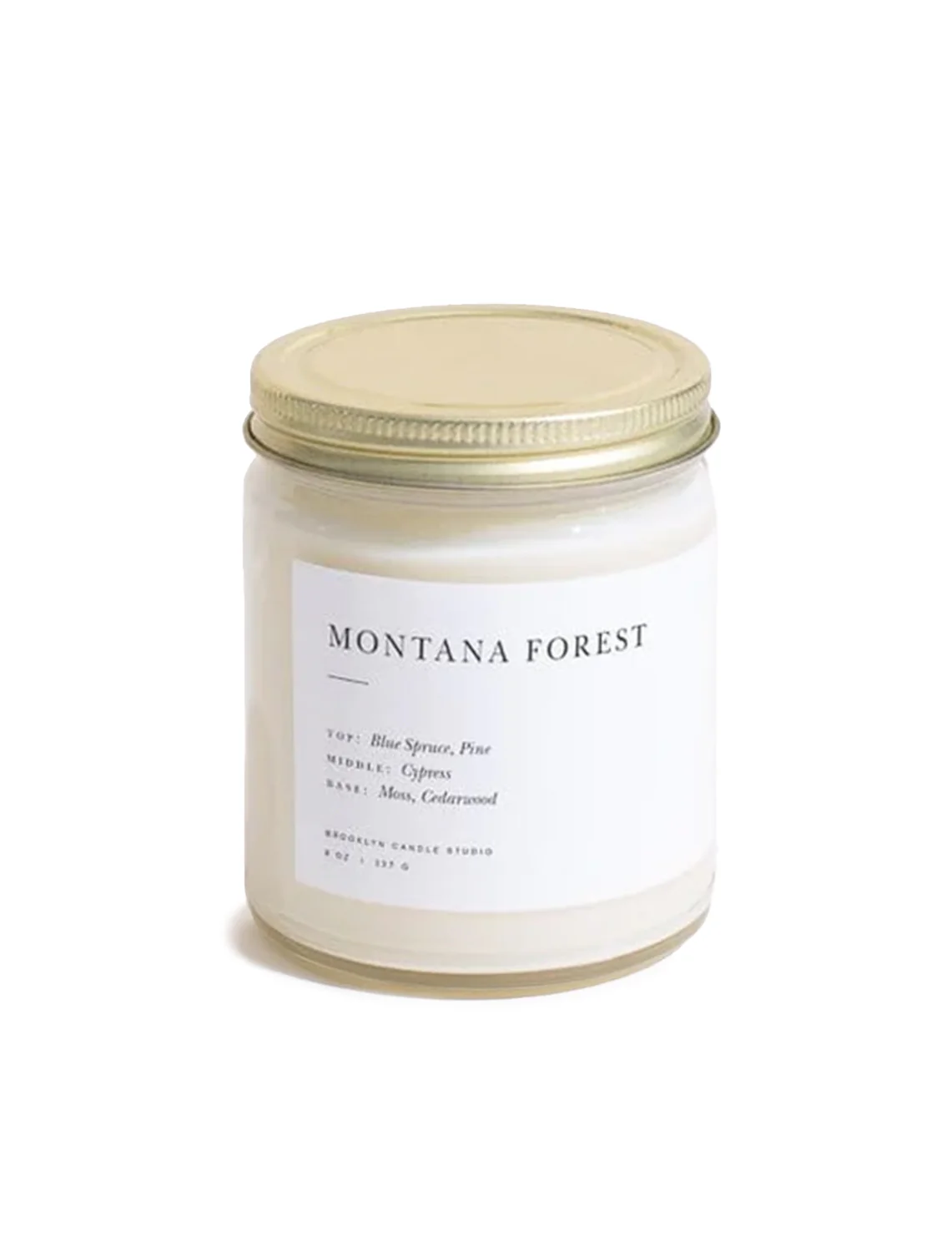 montana forest jar candle