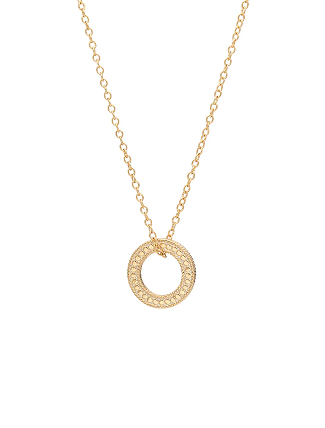 circle of life necklace in gold