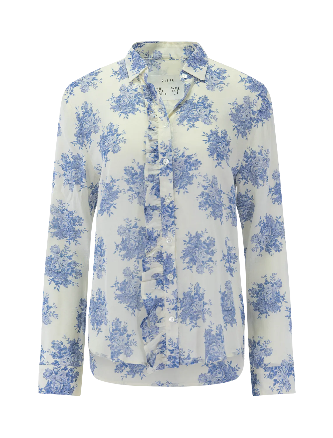 the waterfall blouse in mini rosalie