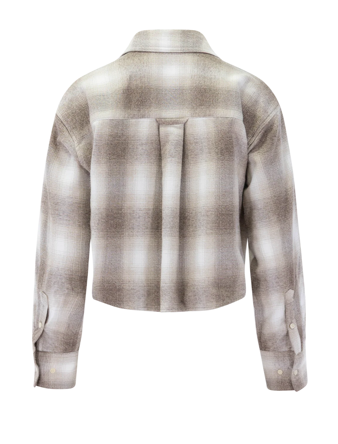 ana cropped shirt in schiffer plaid - Image 3