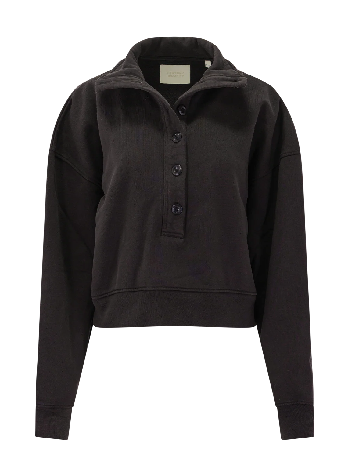 mirelle funnel neck sweatshirt in chocolate