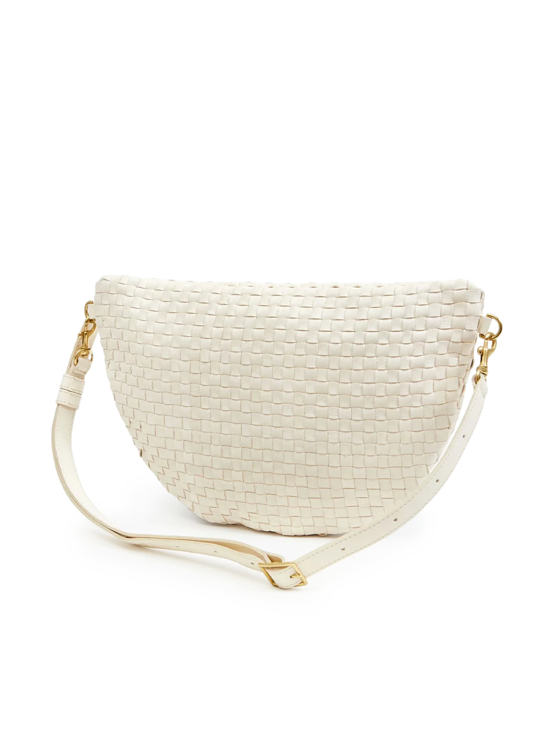 grande fanny in cream woven checker - Image 3