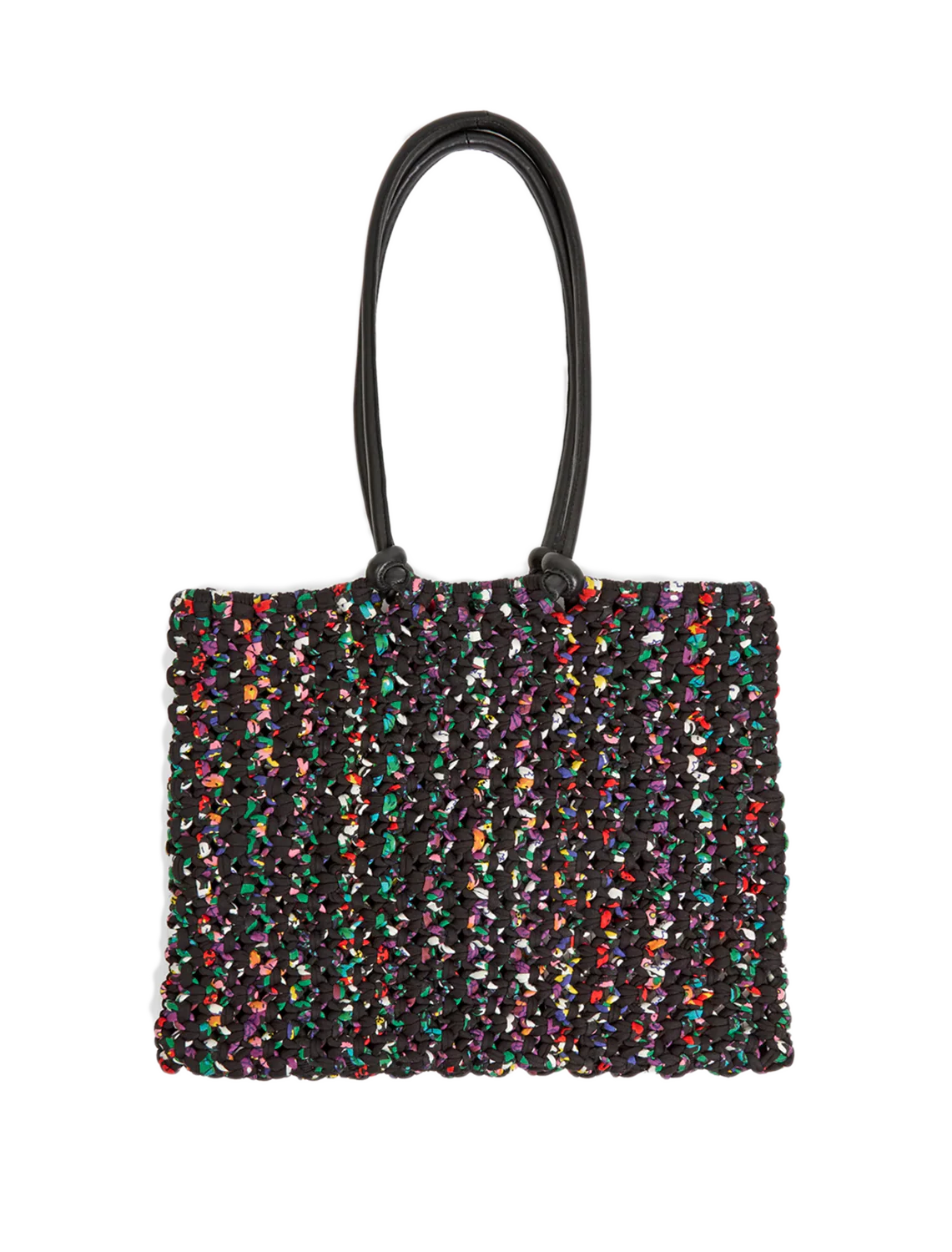 sandy tote in black multi