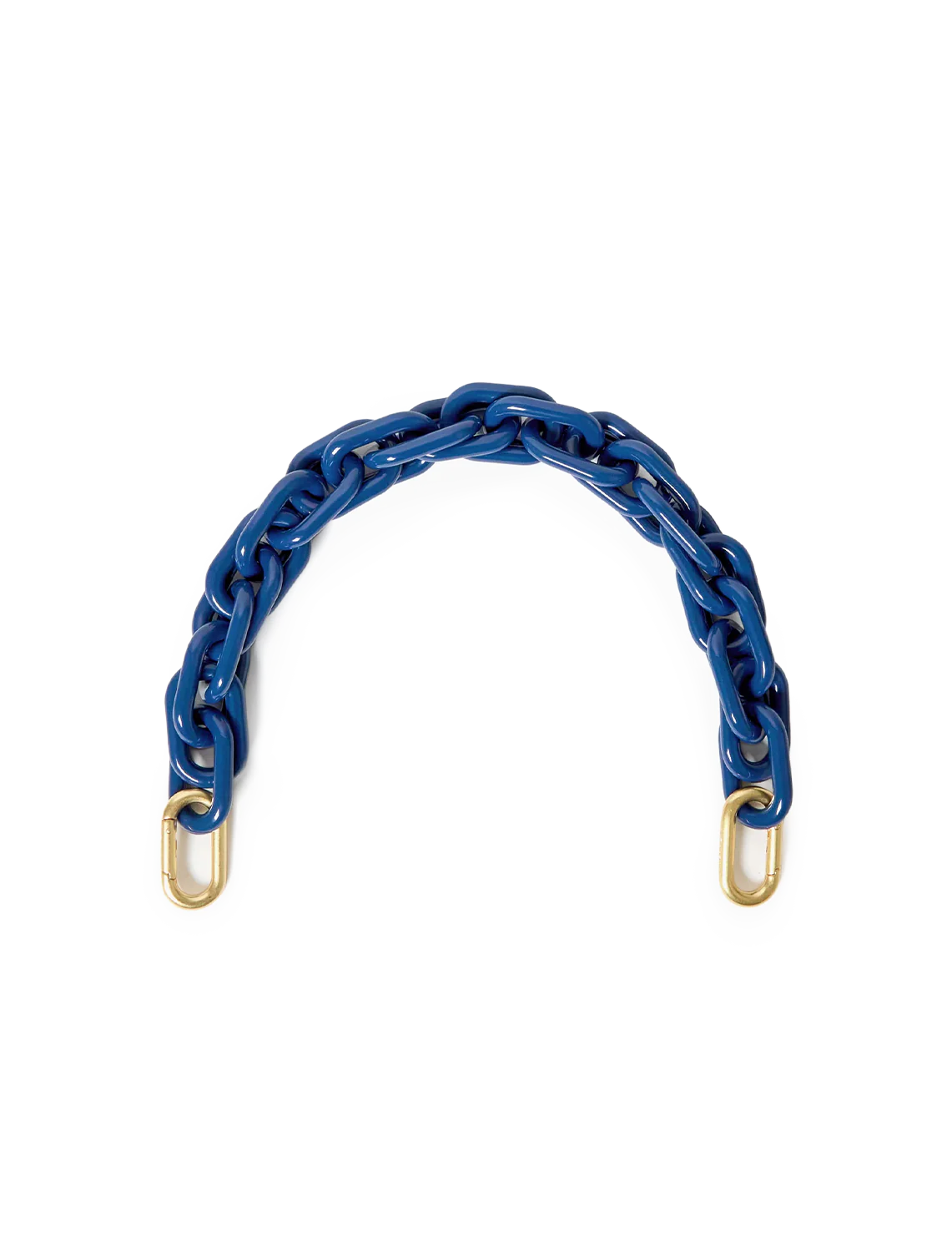 shortie strap in french blue resin