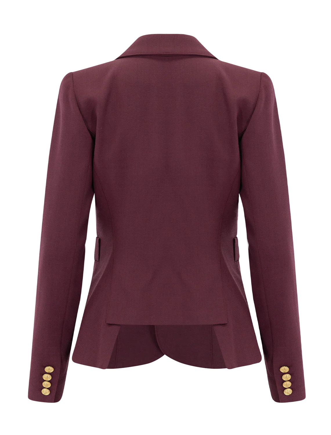 classic duchess blazer in plum - Image 3