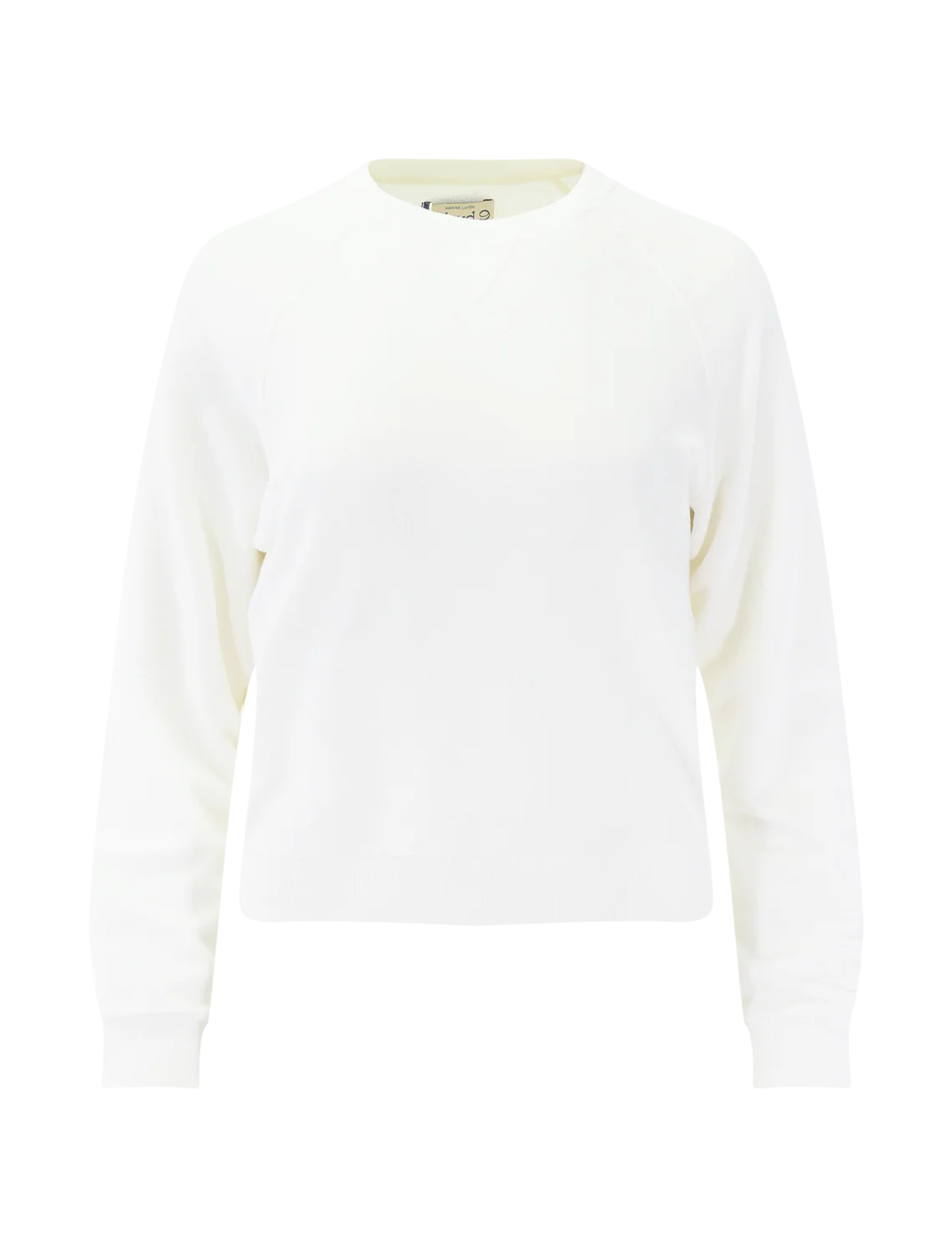 cloud 9 terry sweatshirt in antique white