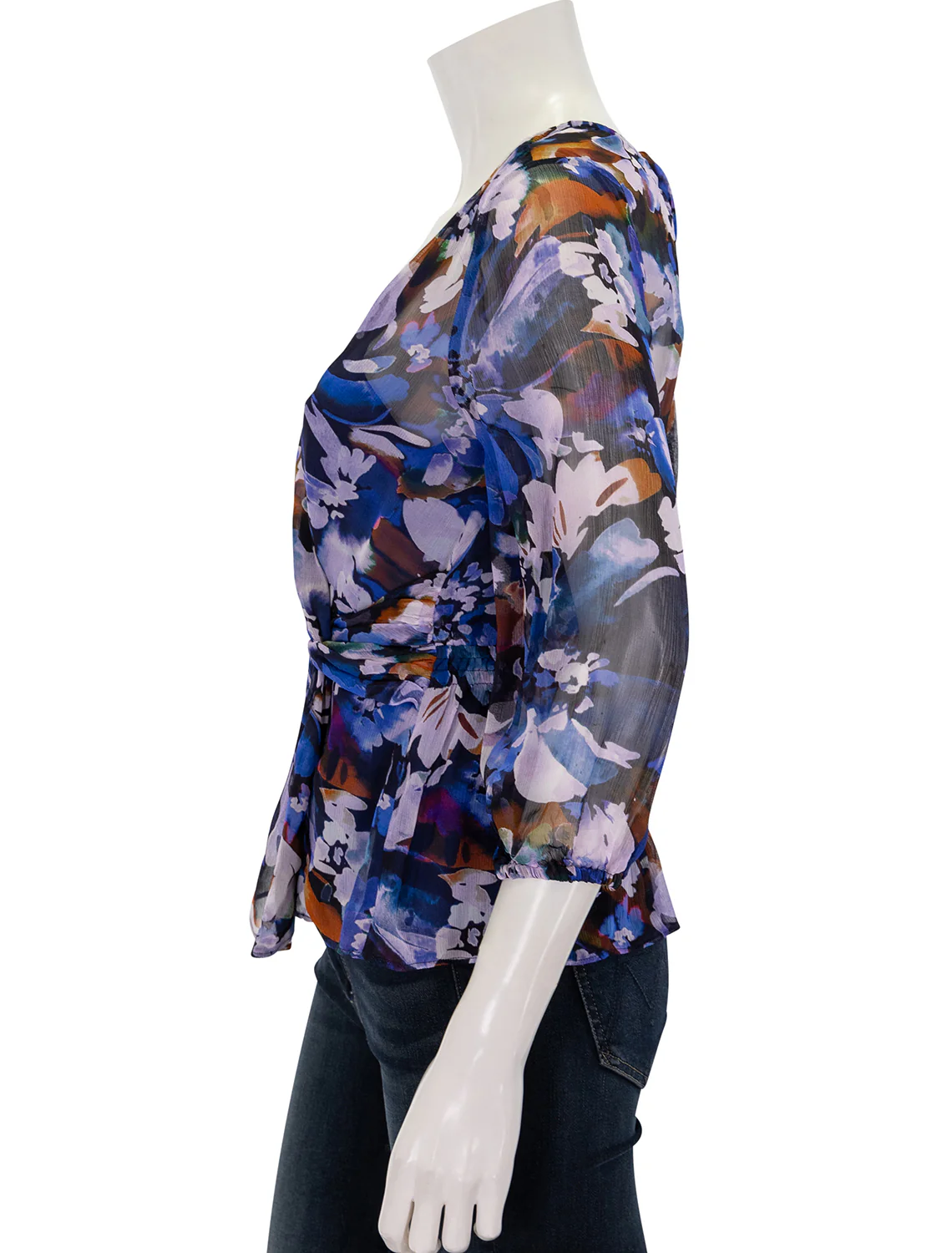 michelle blouse in topaz multi - Image 4