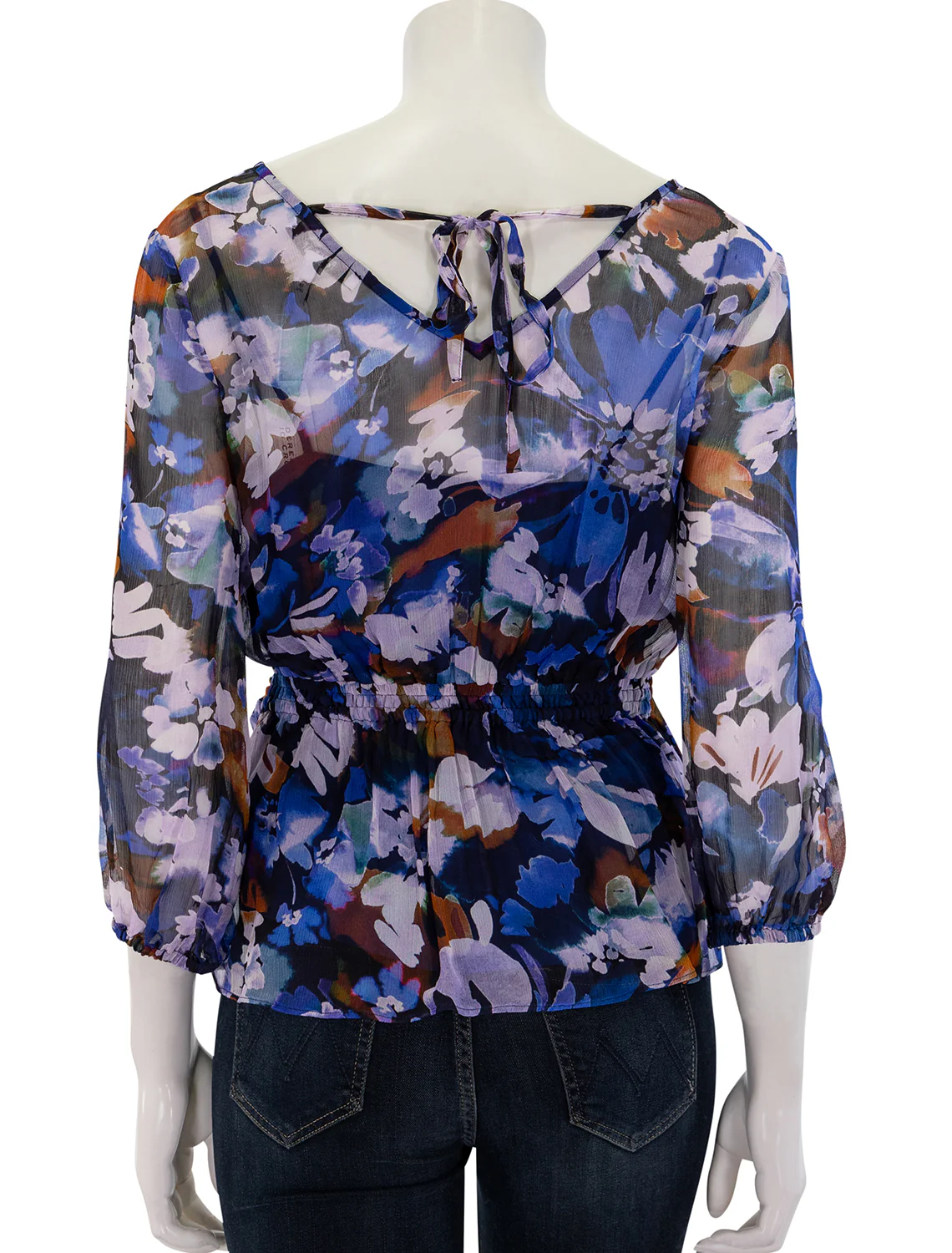 michelle blouse in topaz multi - Image 5