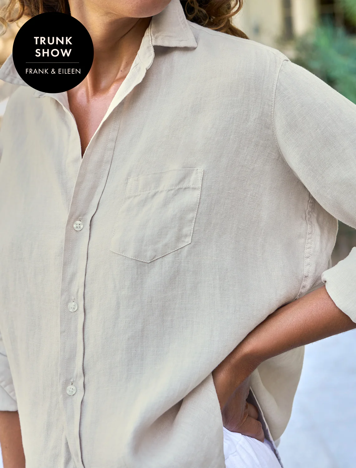 eileen in sand linen - Image 3