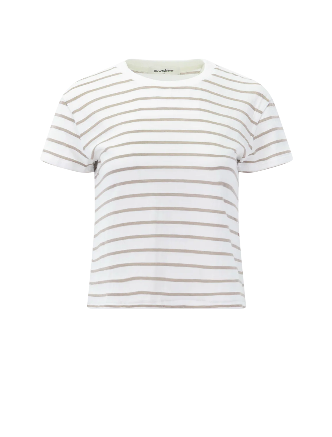 everett crewneck tee in driftwood stripe