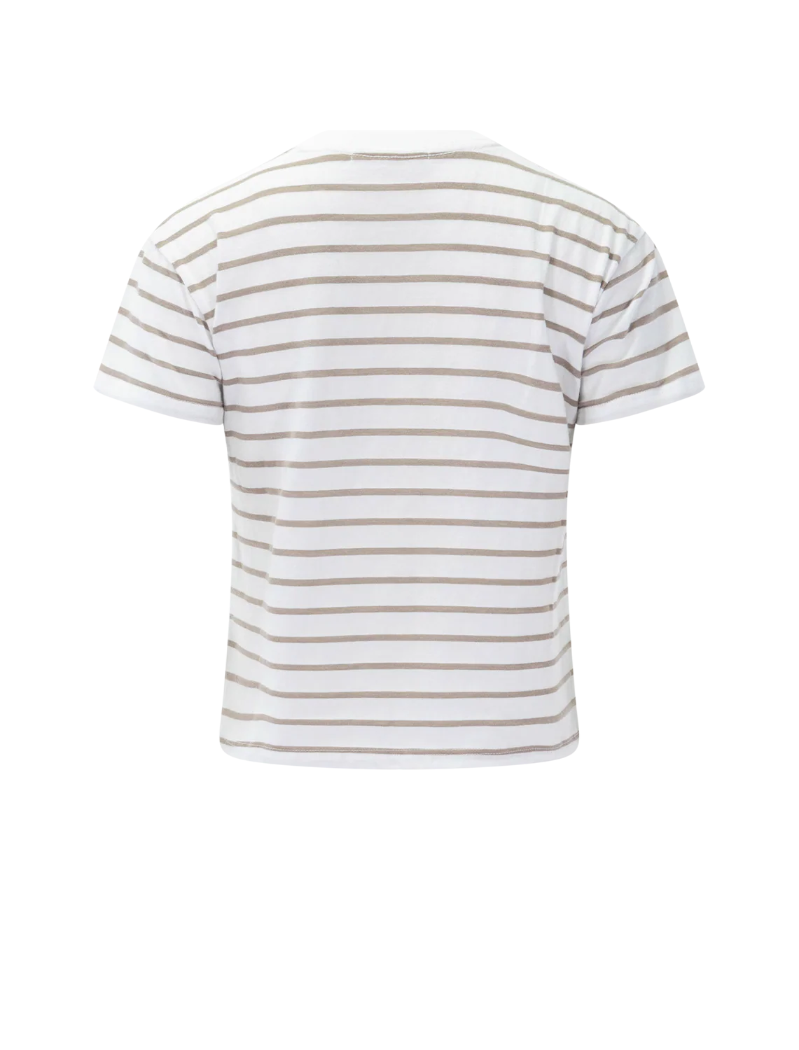 everett crewneck tee in driftwood stripe - Image 3