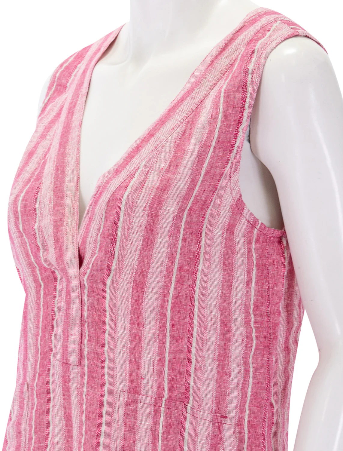 azure dress in granita stripe - Image 3