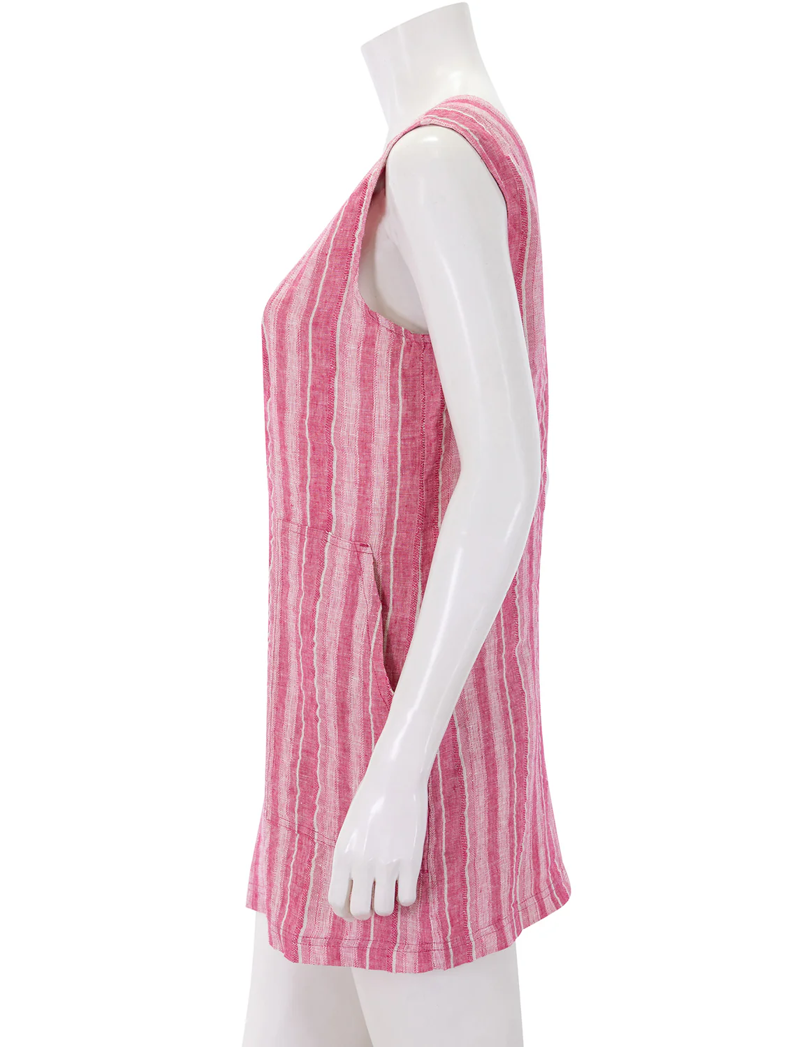 azure dress in granita stripe - Image 4
