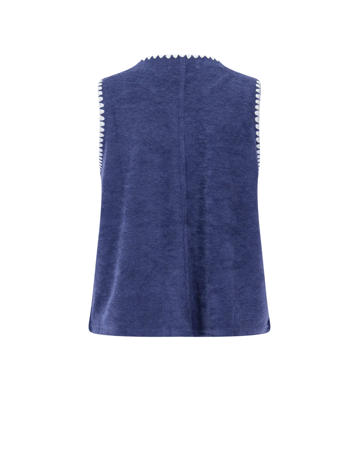 flip terry shell tank in bay blue - Image 3