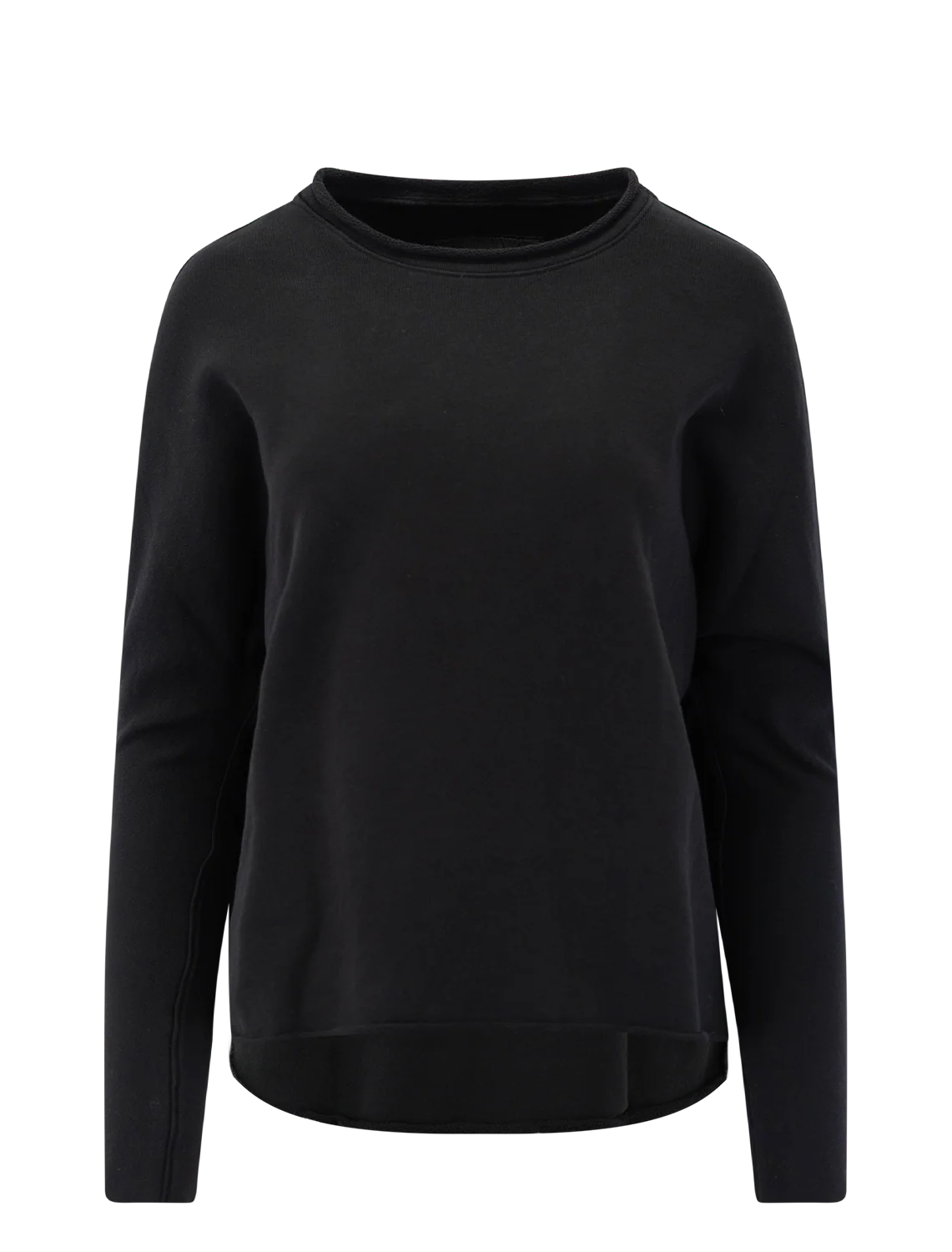 anna long sleeve capelet in black