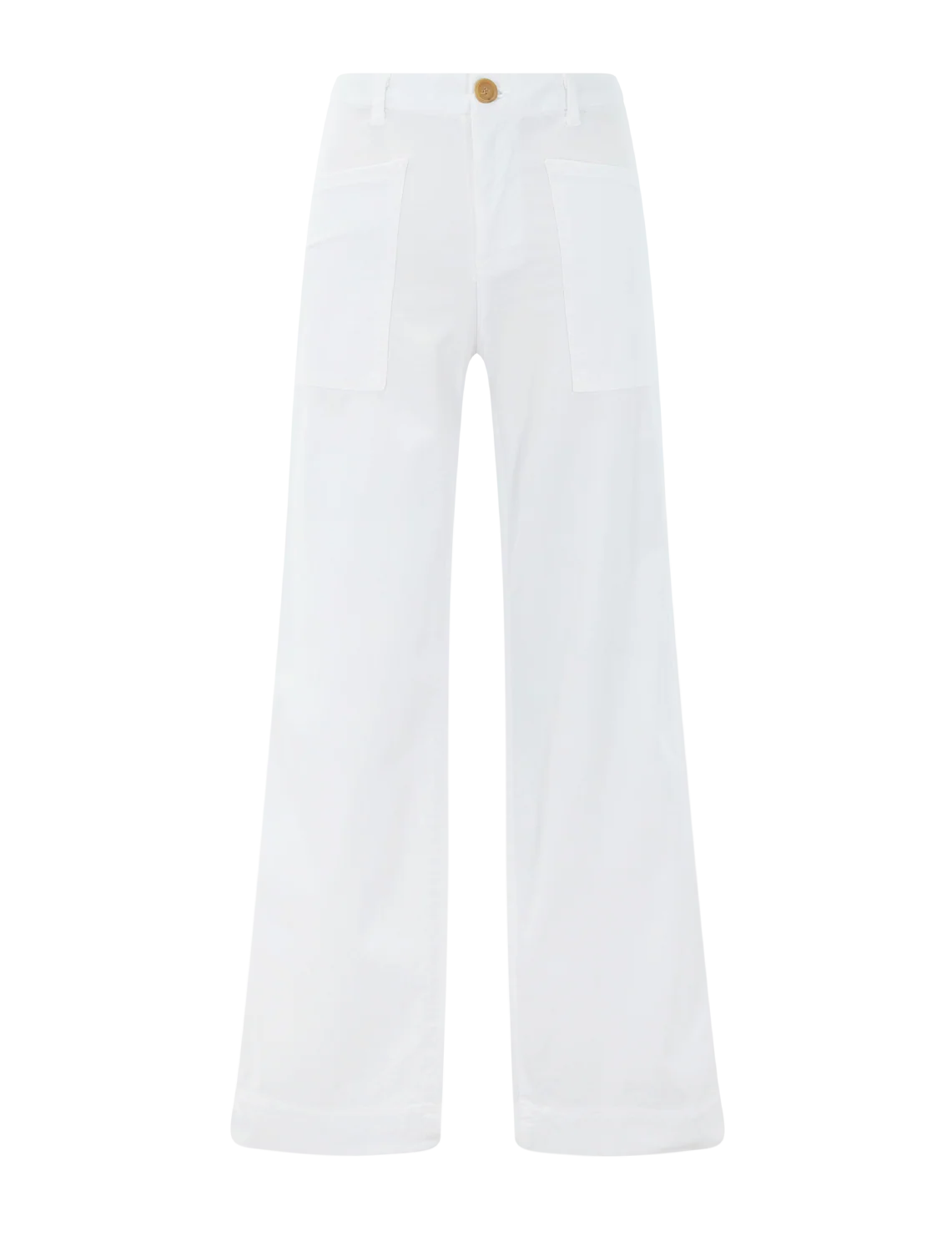 limerick wrap pocket pant in white
