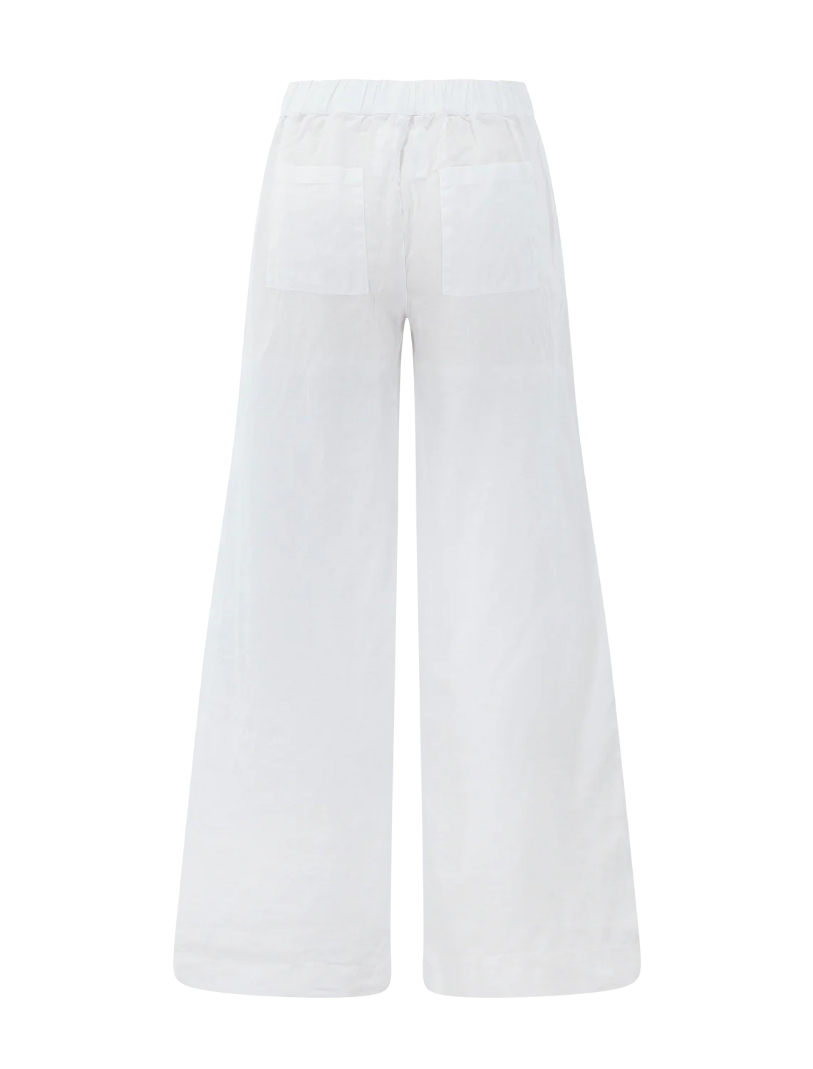 madeline linen pant in white - Image 3