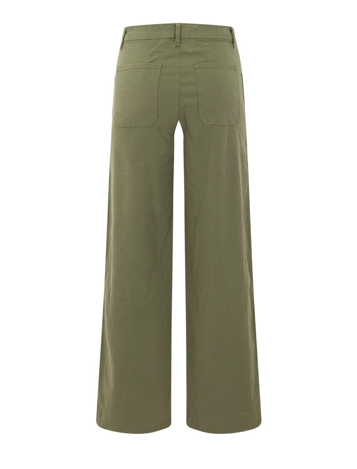 wrap pocket pant in olive - Image 3